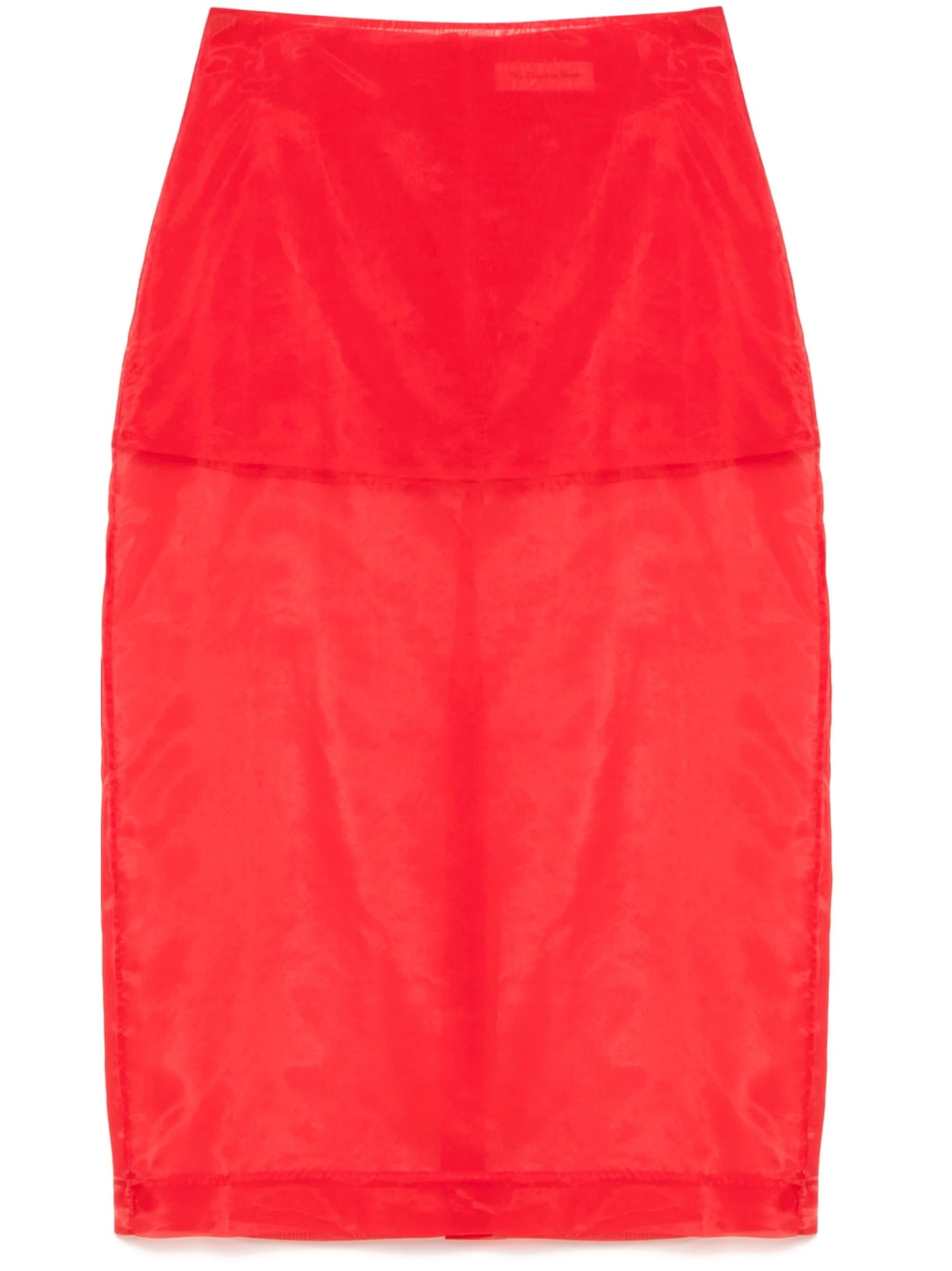 Peri sheer midi skirt