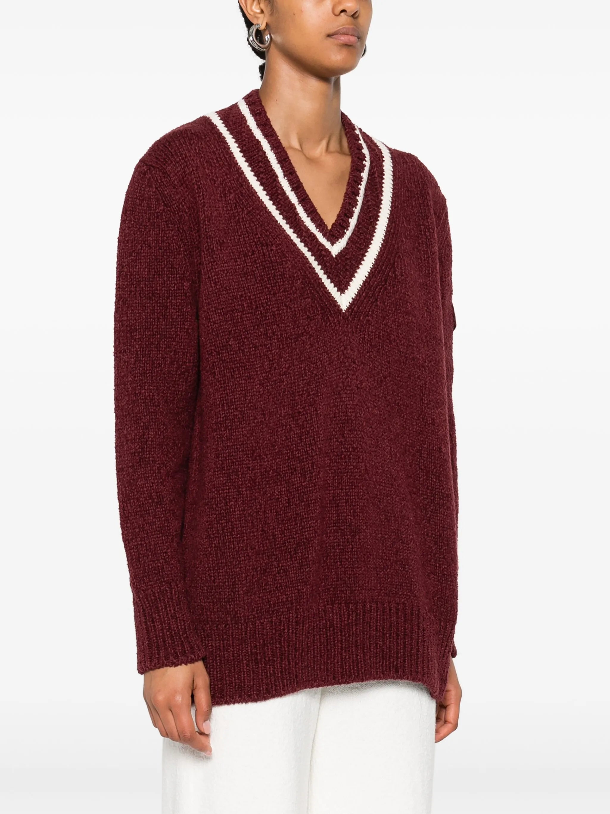 V-neck sweater
