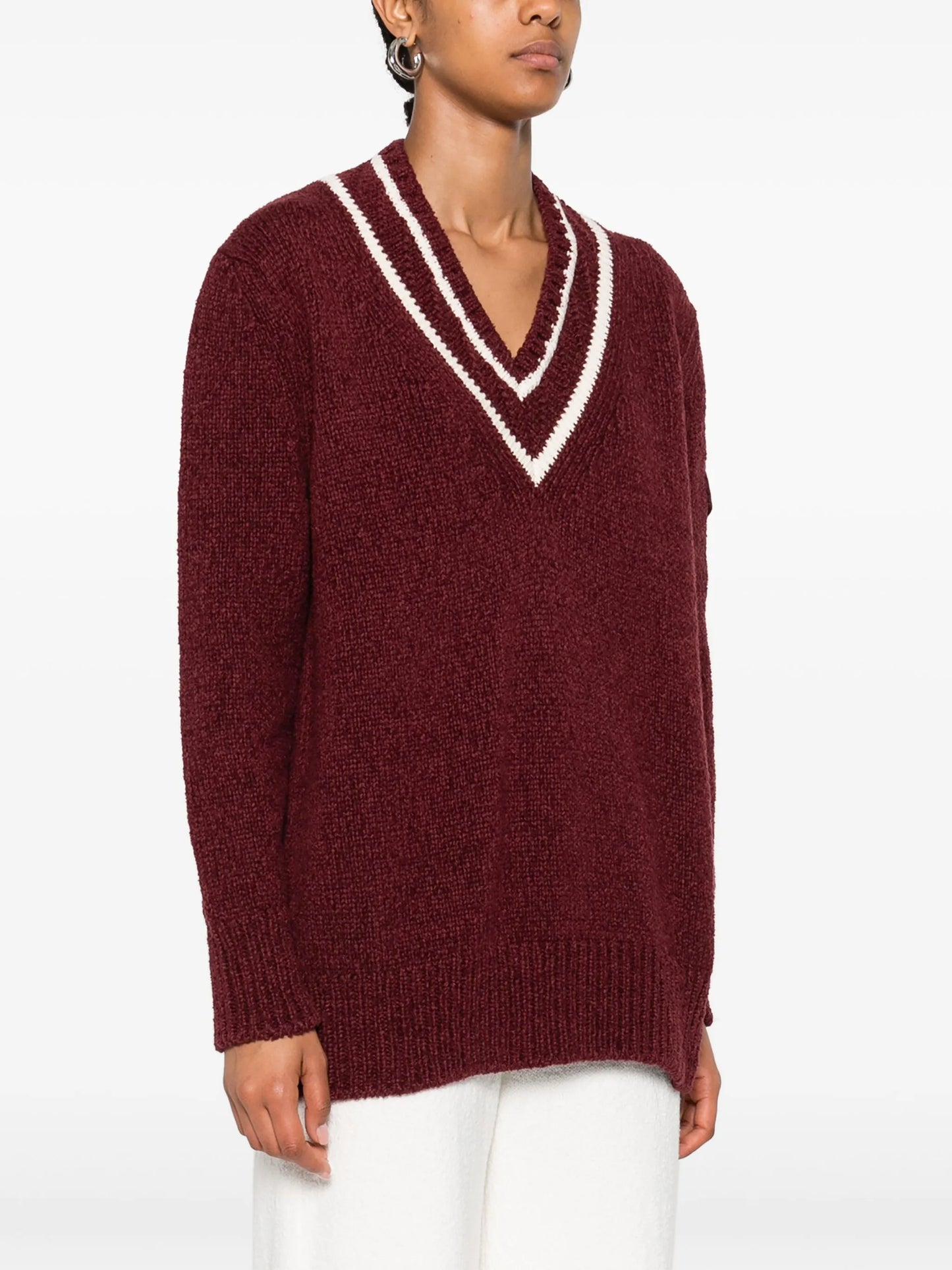 V-neck sweater