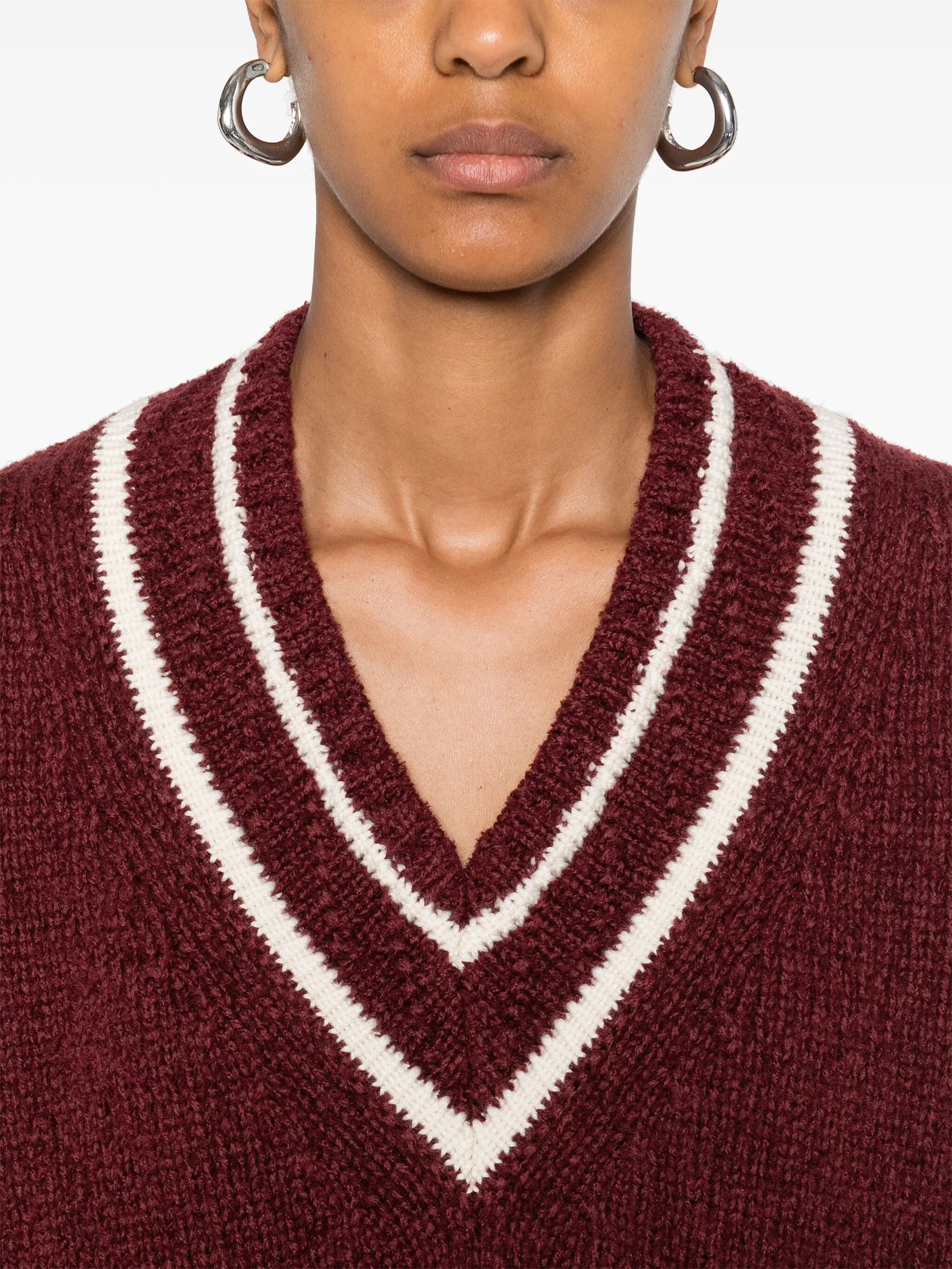 V-neck sweater