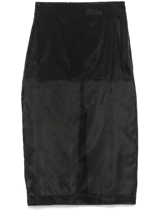 Peri sheer midi skirt
