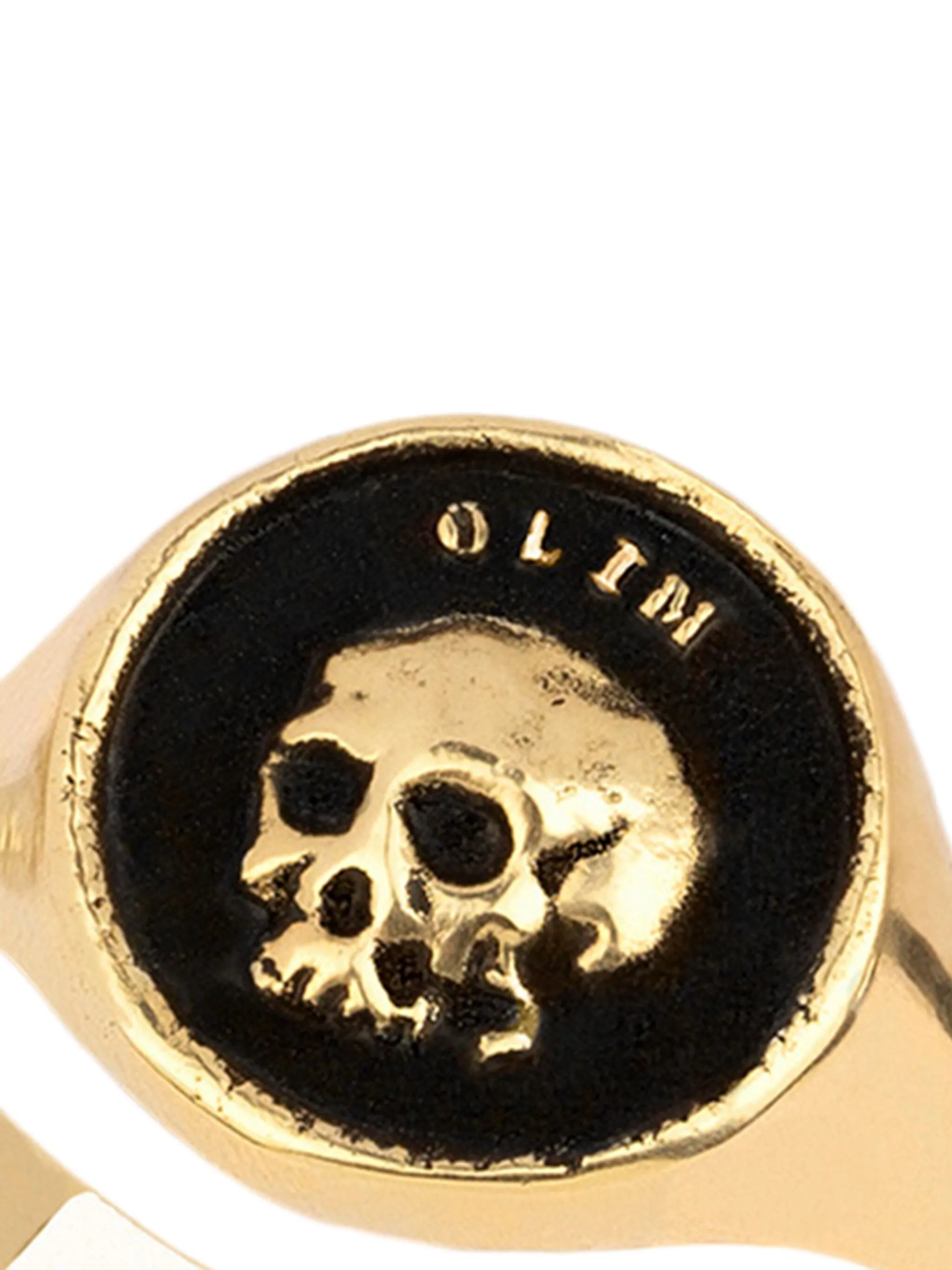 14CT yellow gold What Once Was signet ring