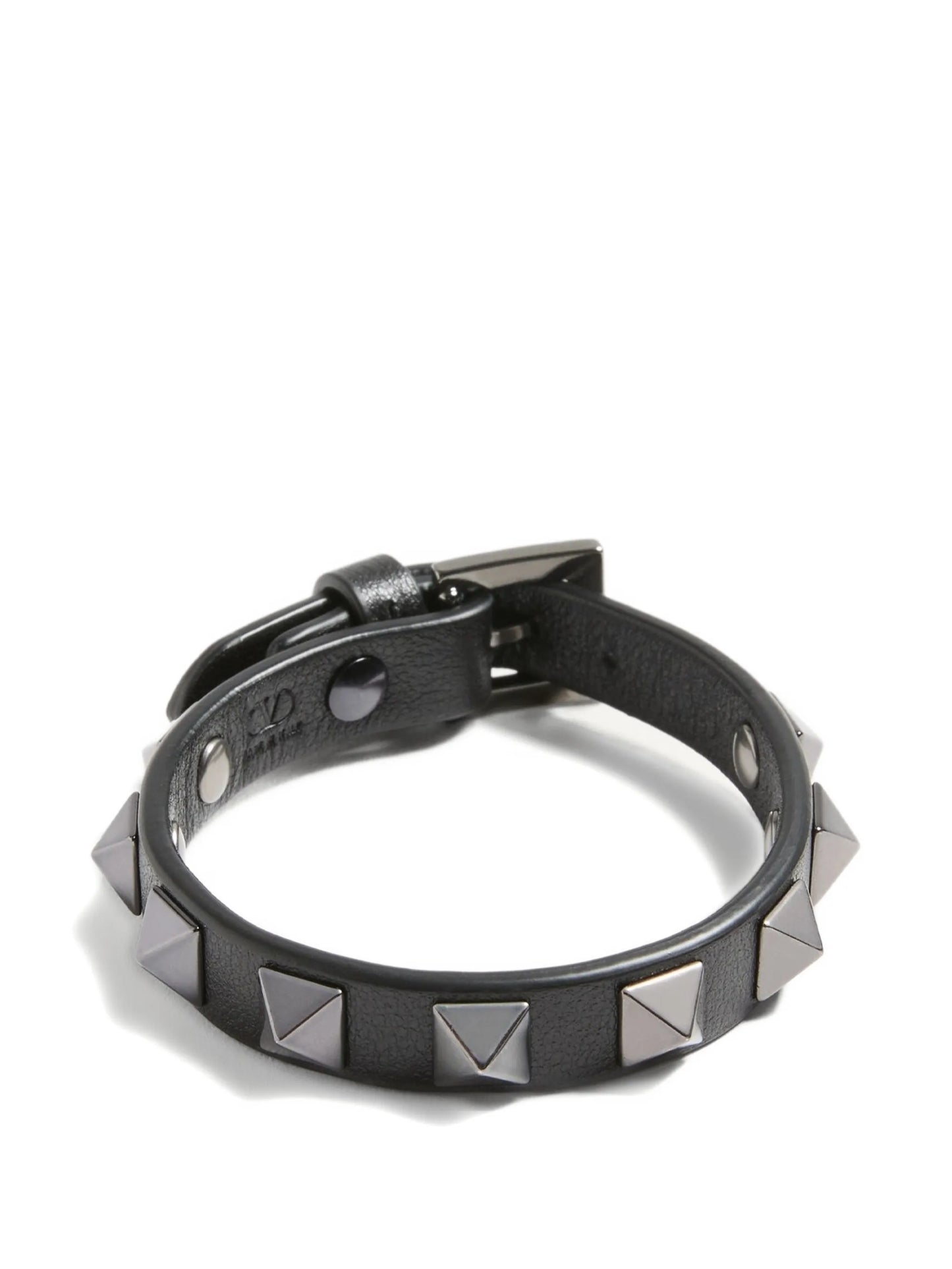 Val Rockstud leather bracelet