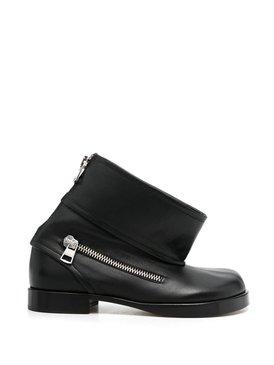 leather ankle boots