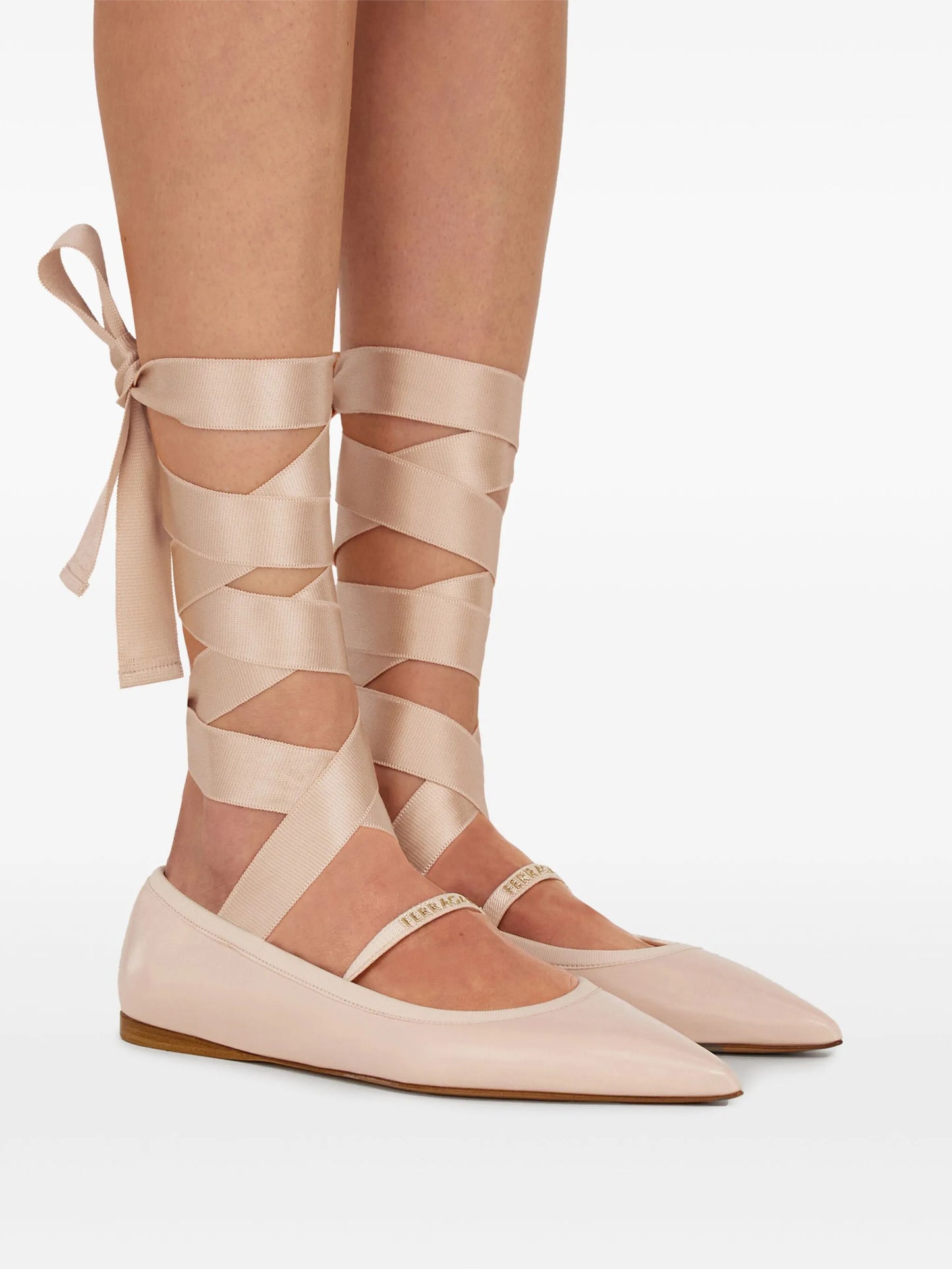 ribbon ballet flats