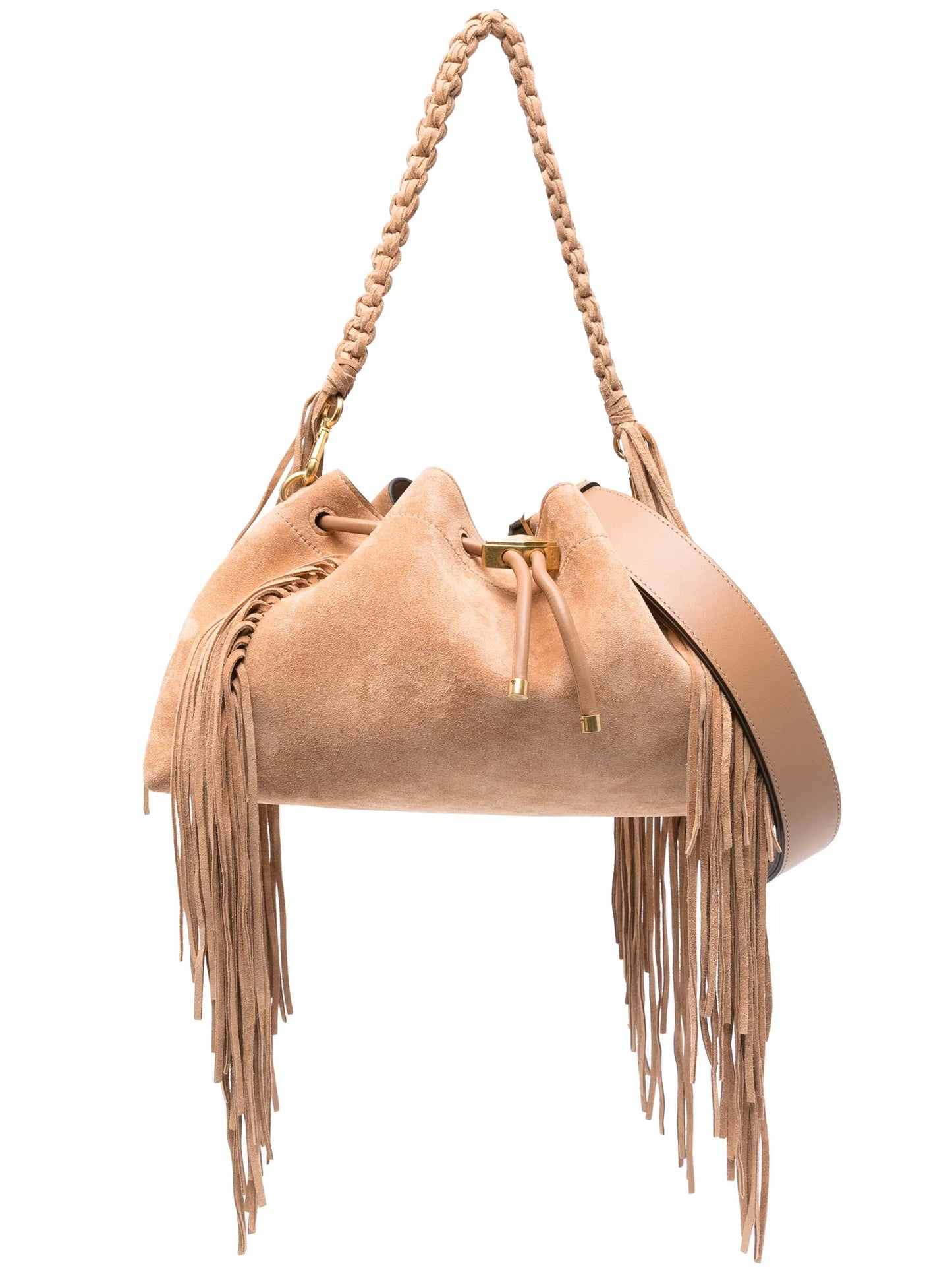 medium Cinch fringed shoulder bag