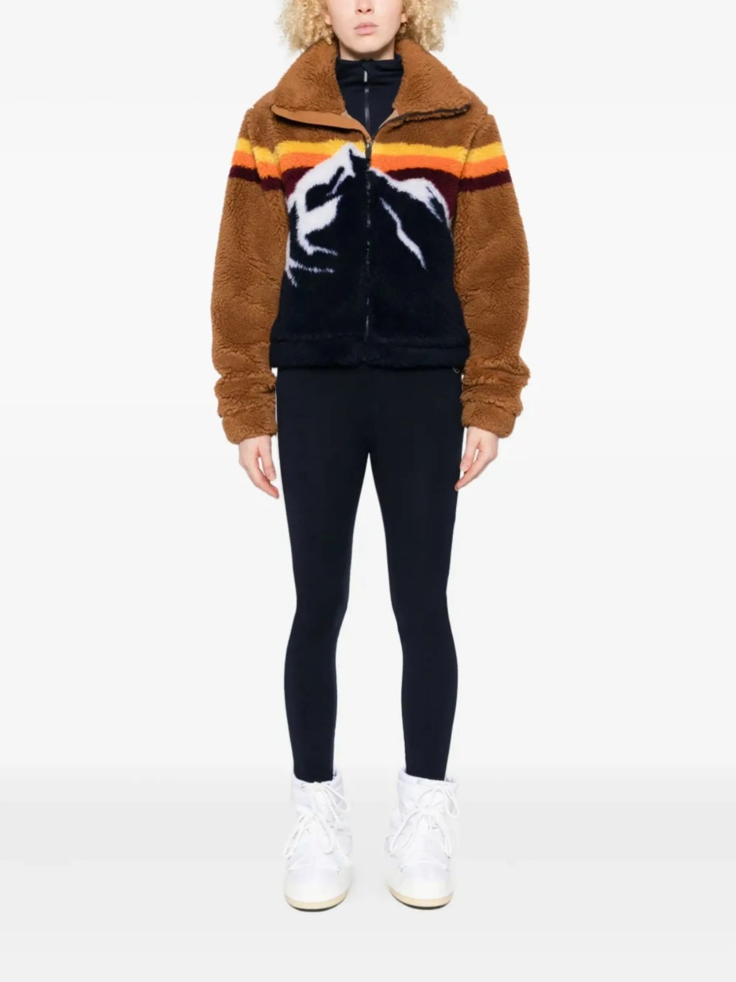 fleece zip-up jacket