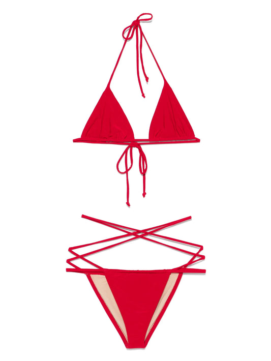 criss-cross bikini