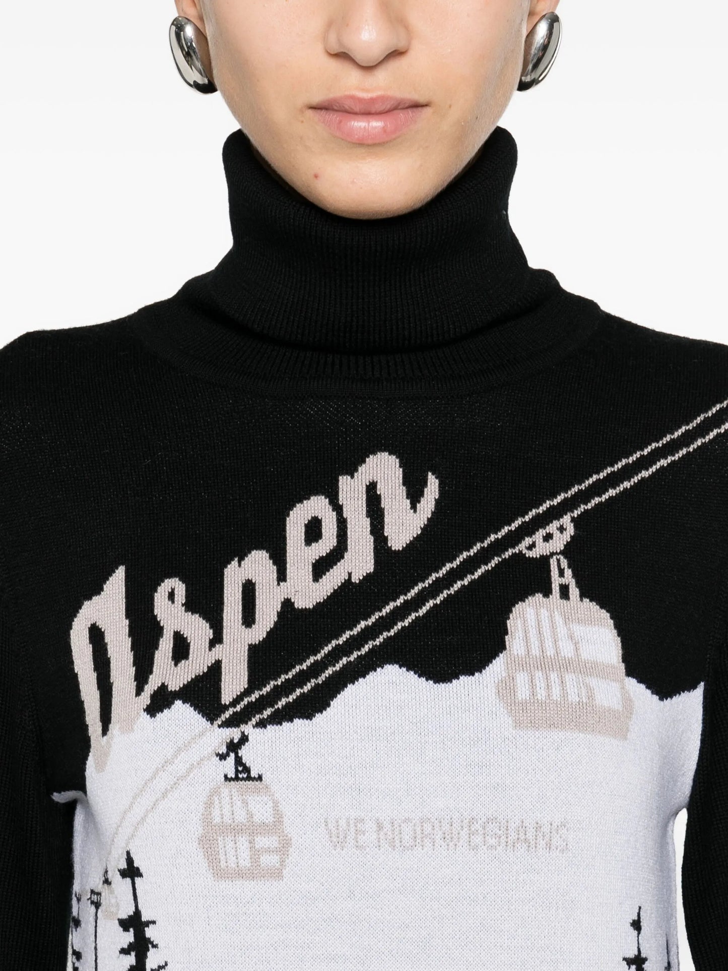 roll-neck top