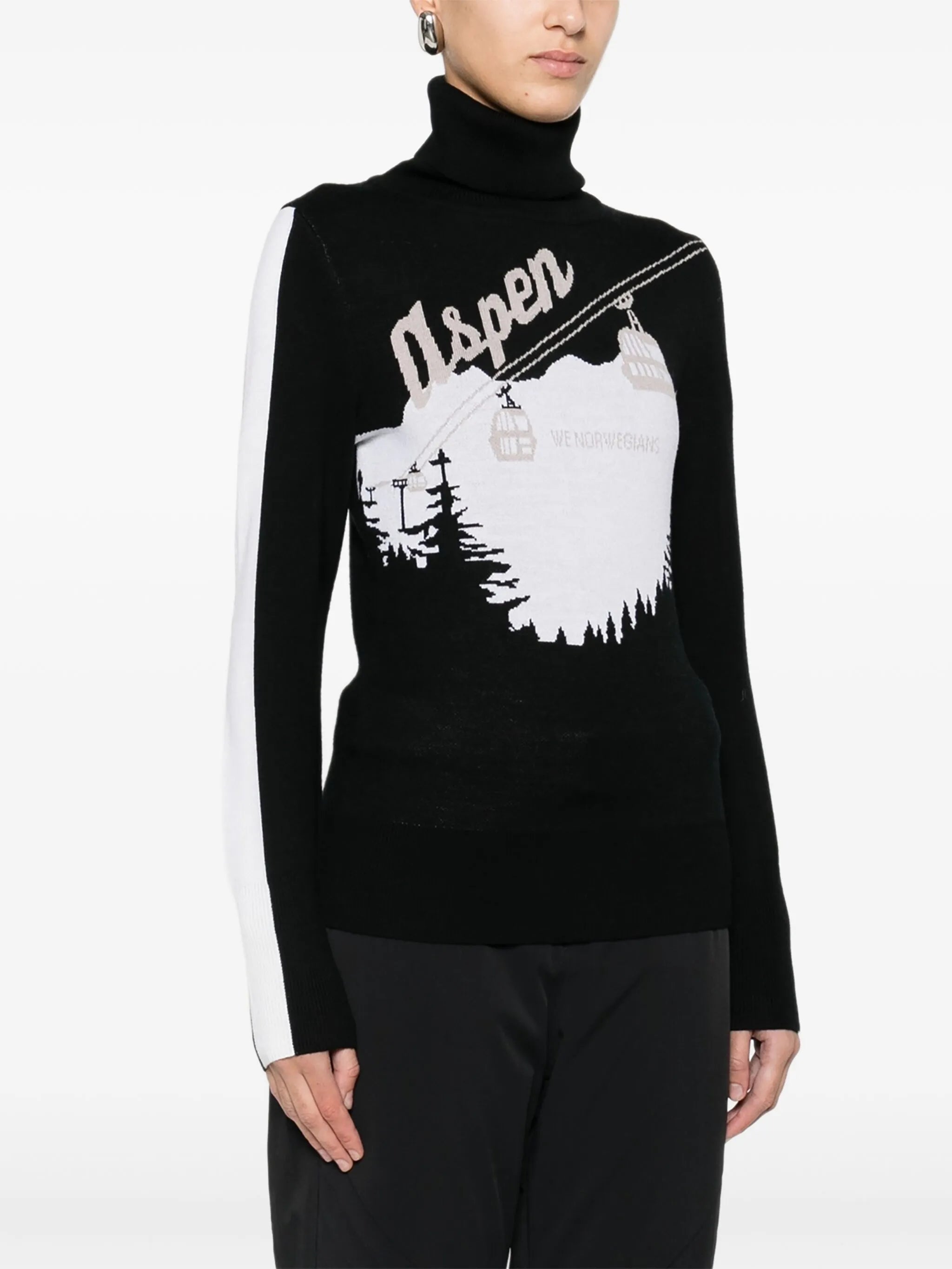 roll-neck top