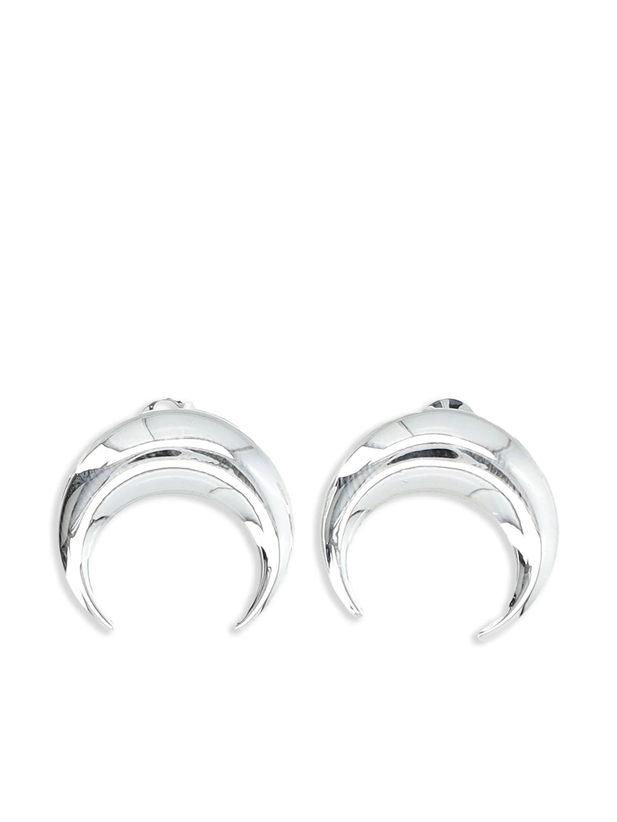 Moon studs earrings