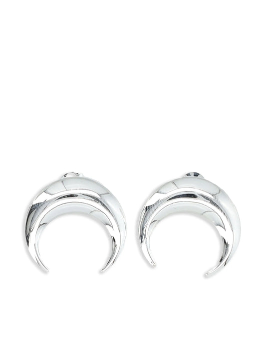 Moon studs earrings