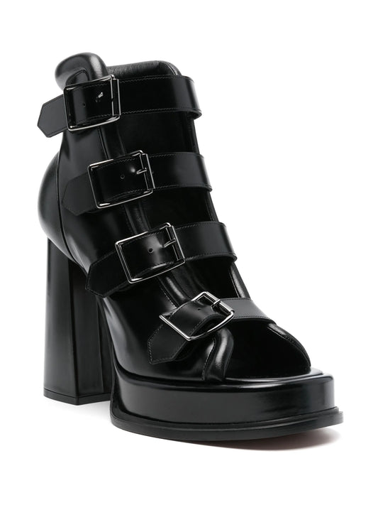 130mm leather sandals