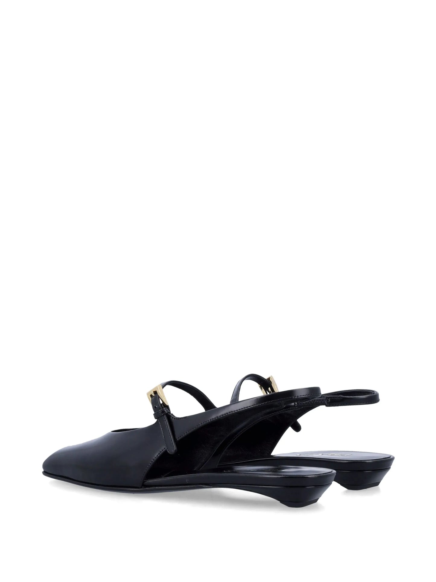 square-toe slingback pumps