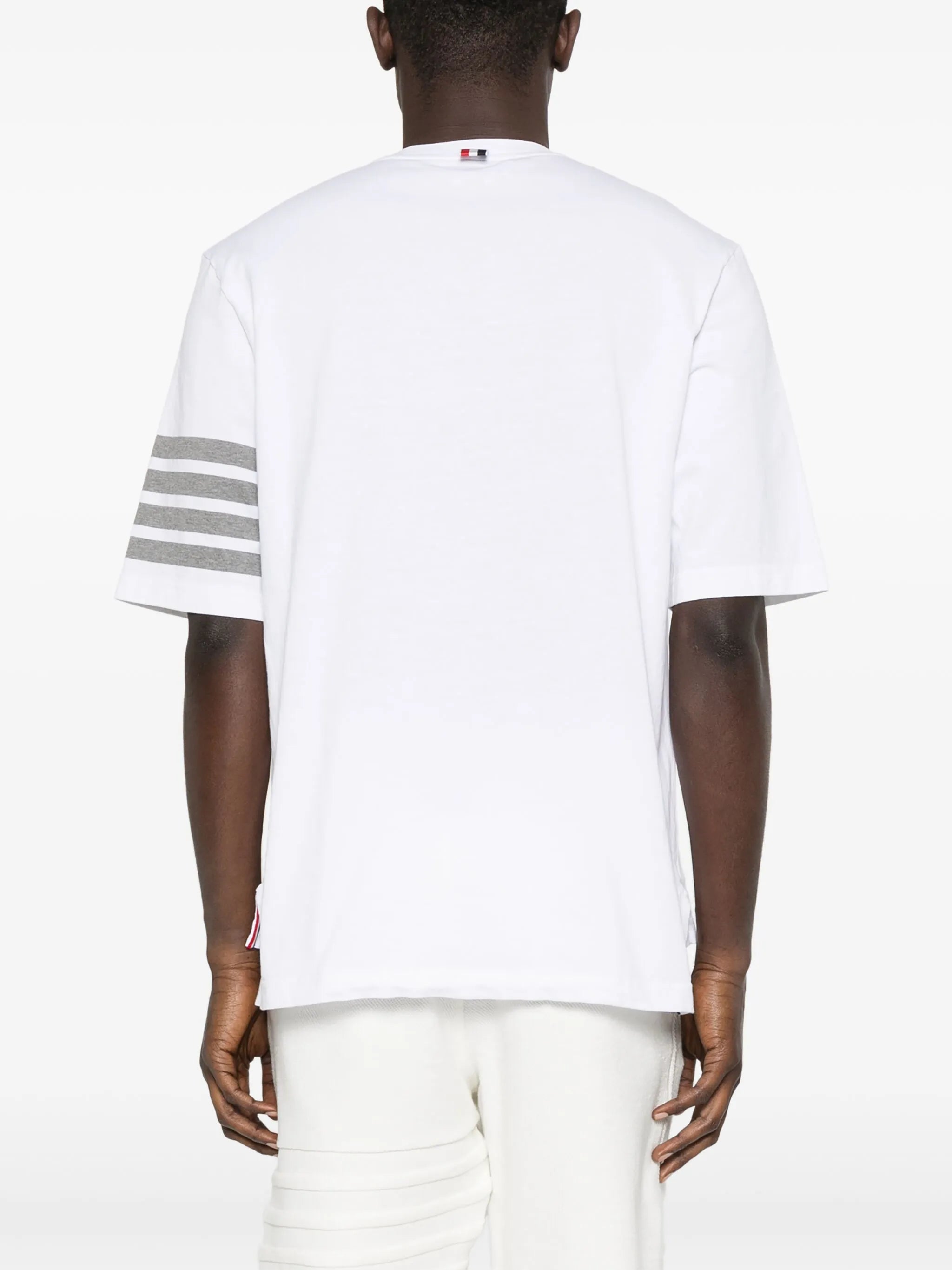4-Bar mock-neck T-shirt