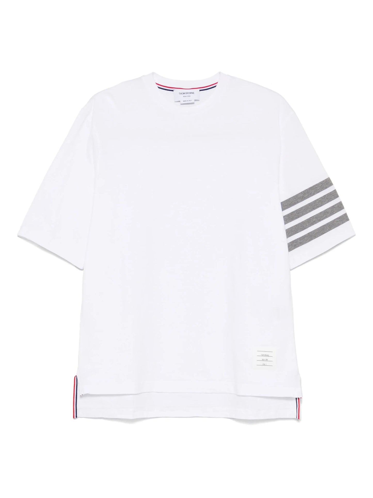 4-Bar mock-neck T-shirt