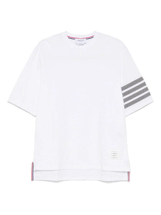 4-Bar mock-neck T-shirt