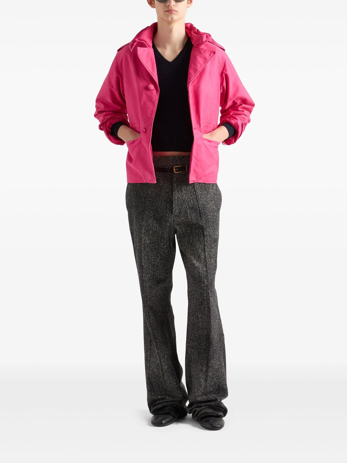 cotton gabardine pants