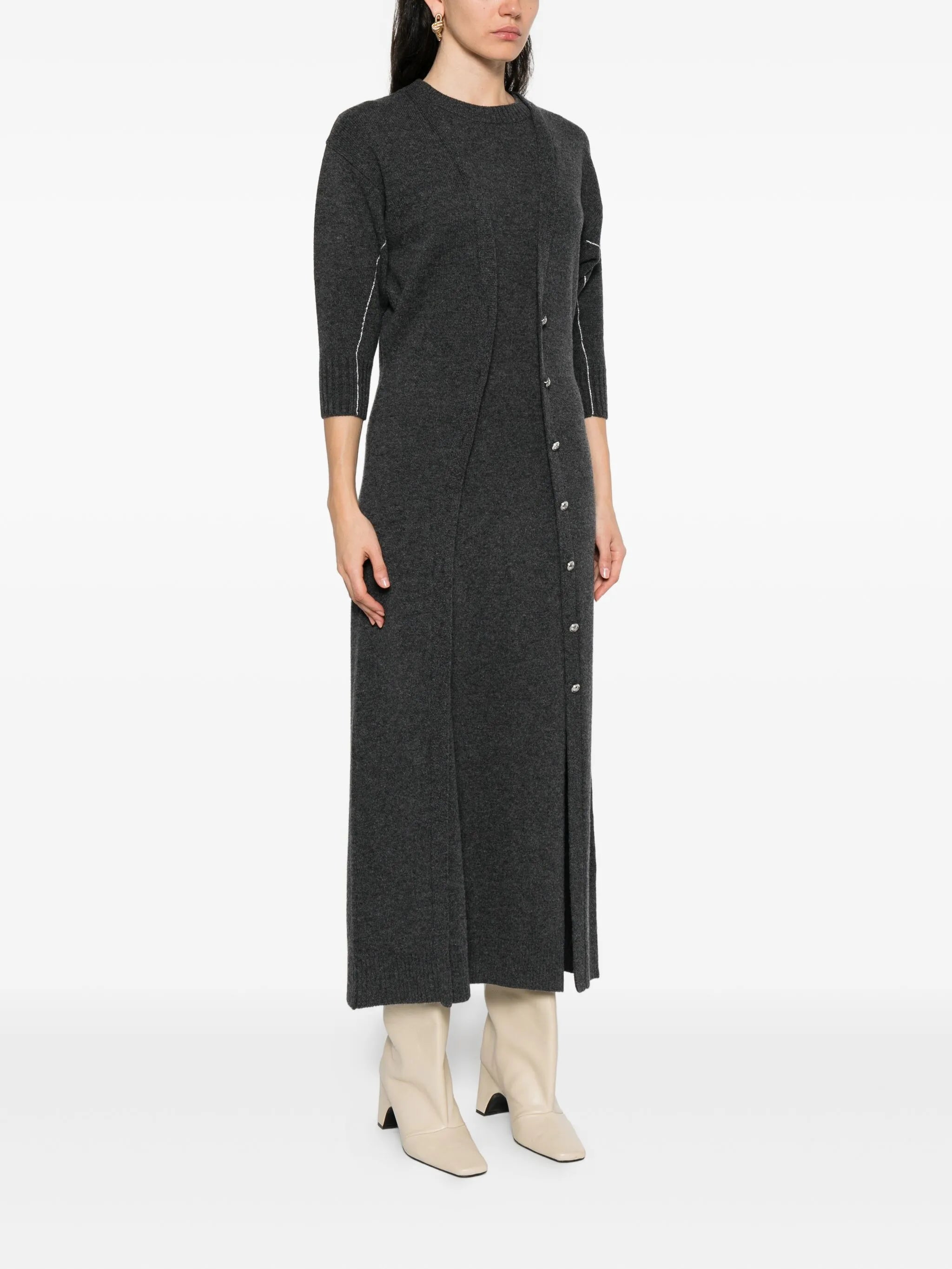 layered midi dress