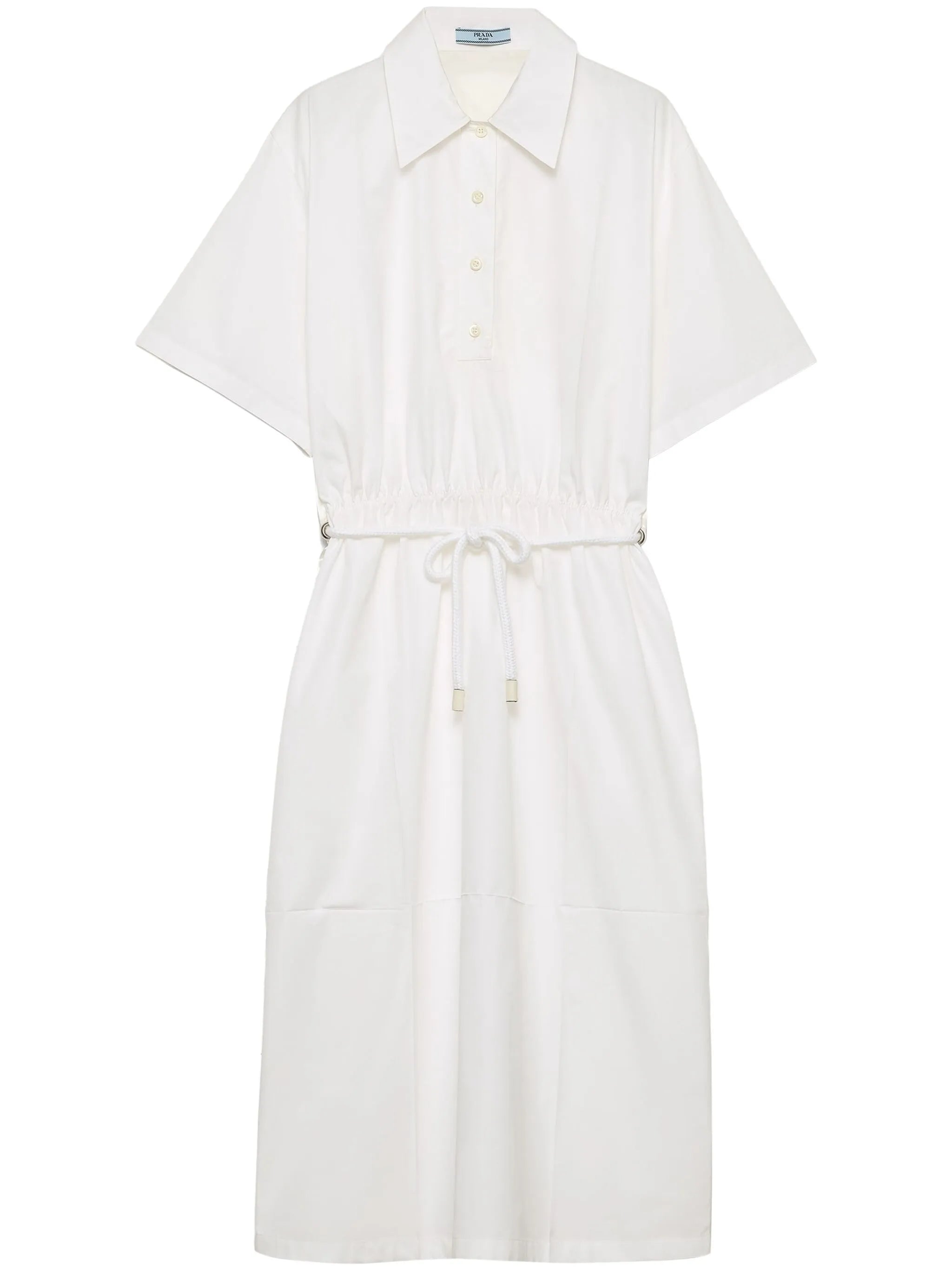 drawstring mini dress