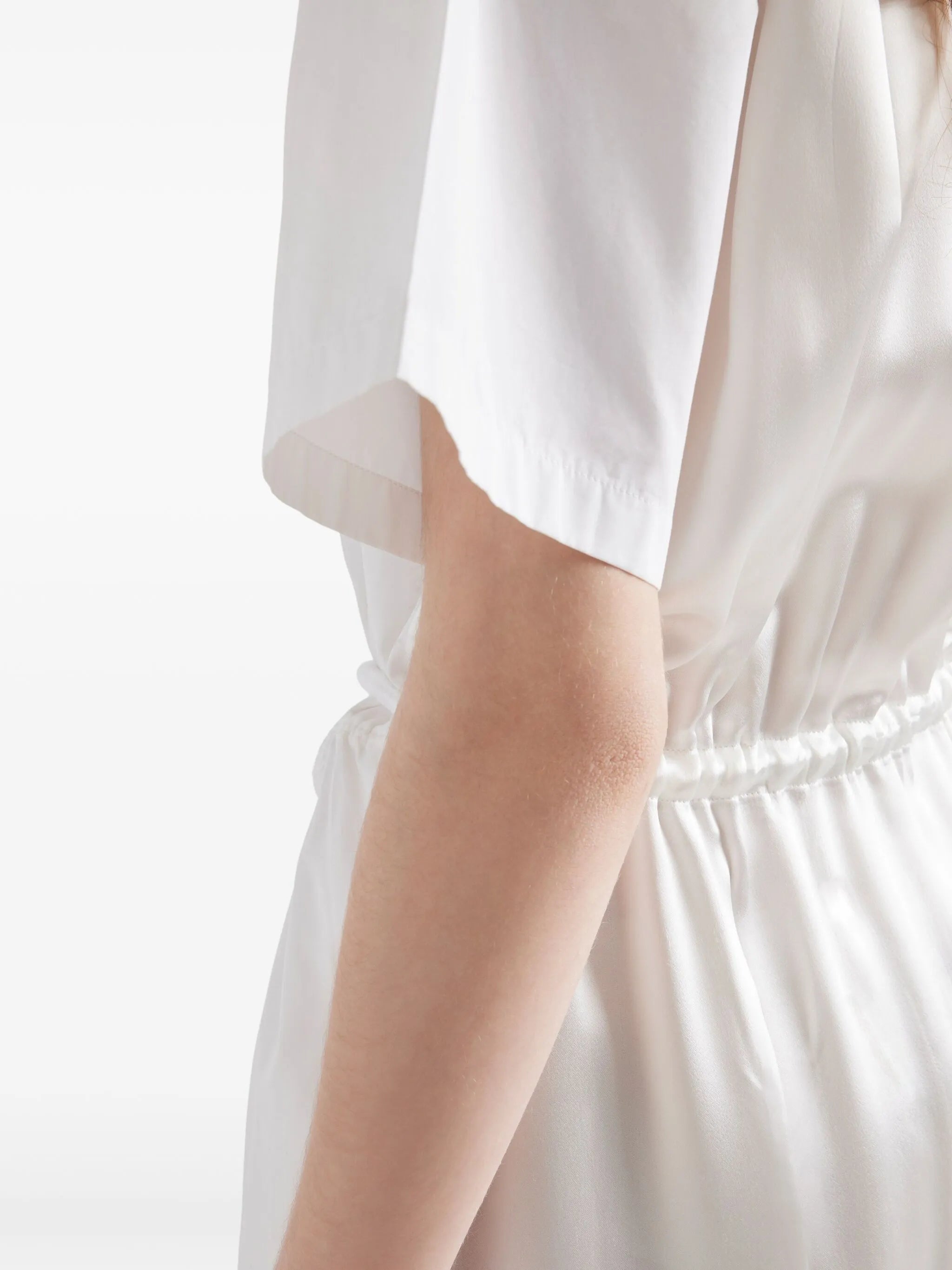 drawstring mini dress