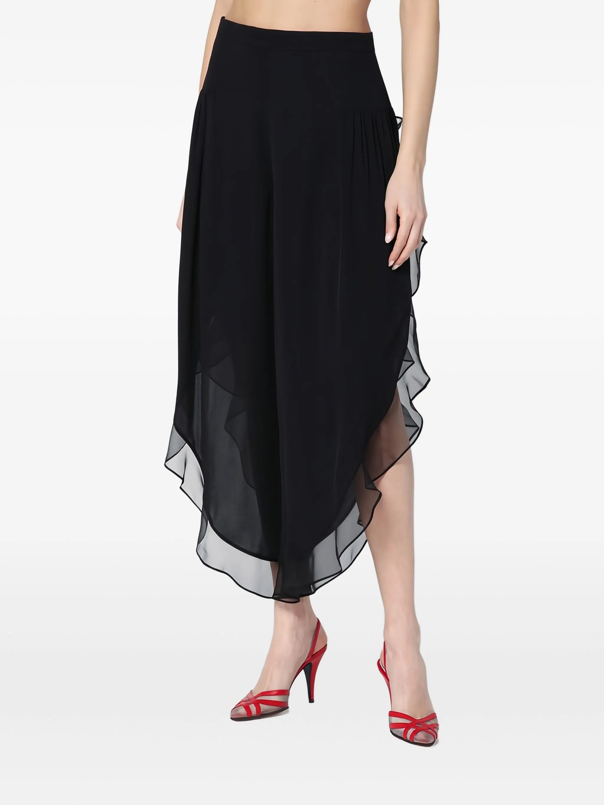 Georgette balloon trousers