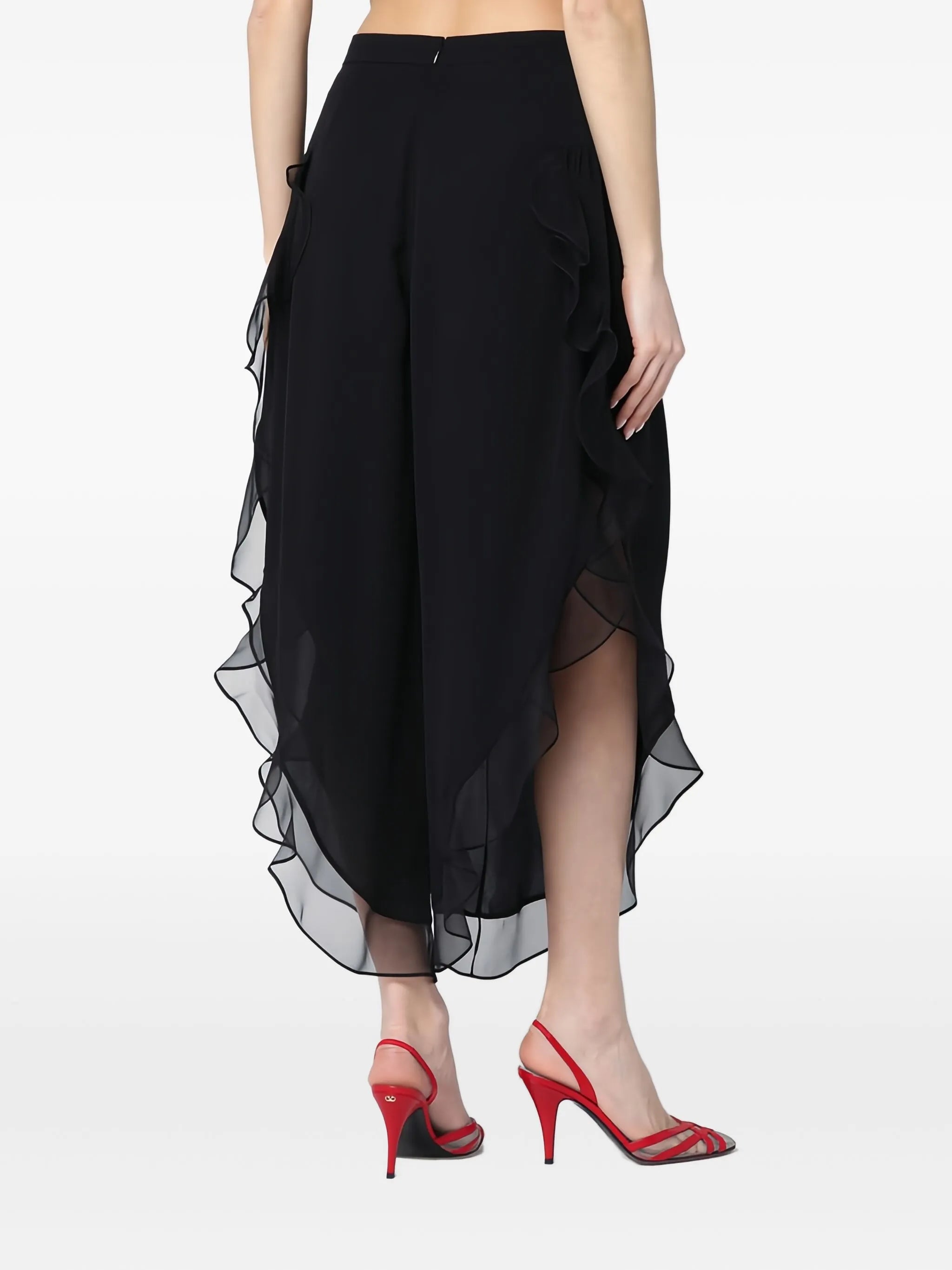 Georgette balloon trousers