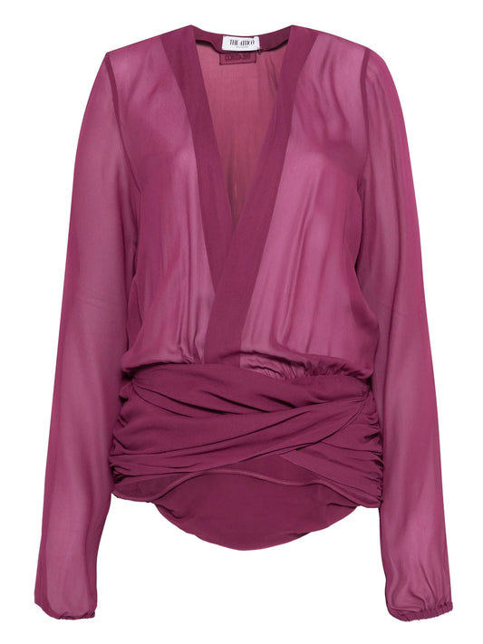 V-neck blouse