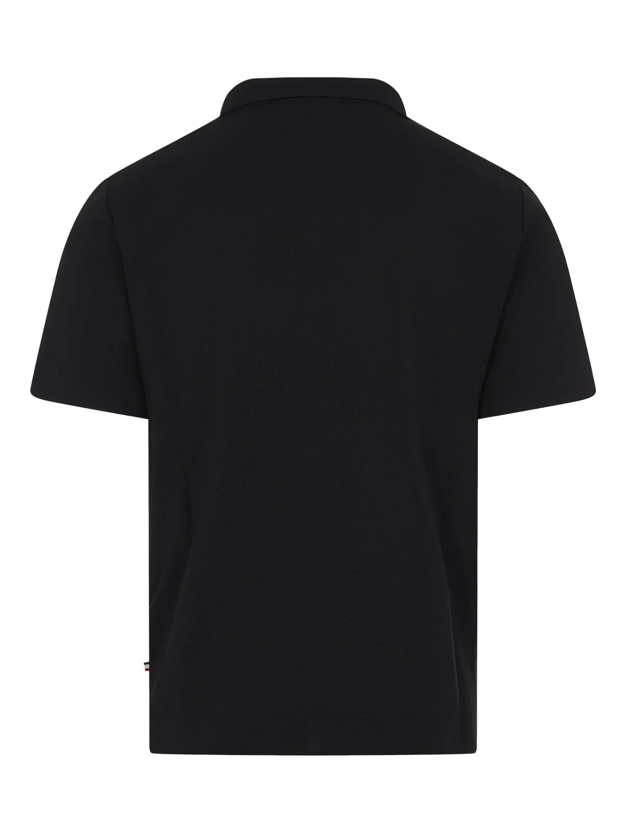 logo-patch polo shirt