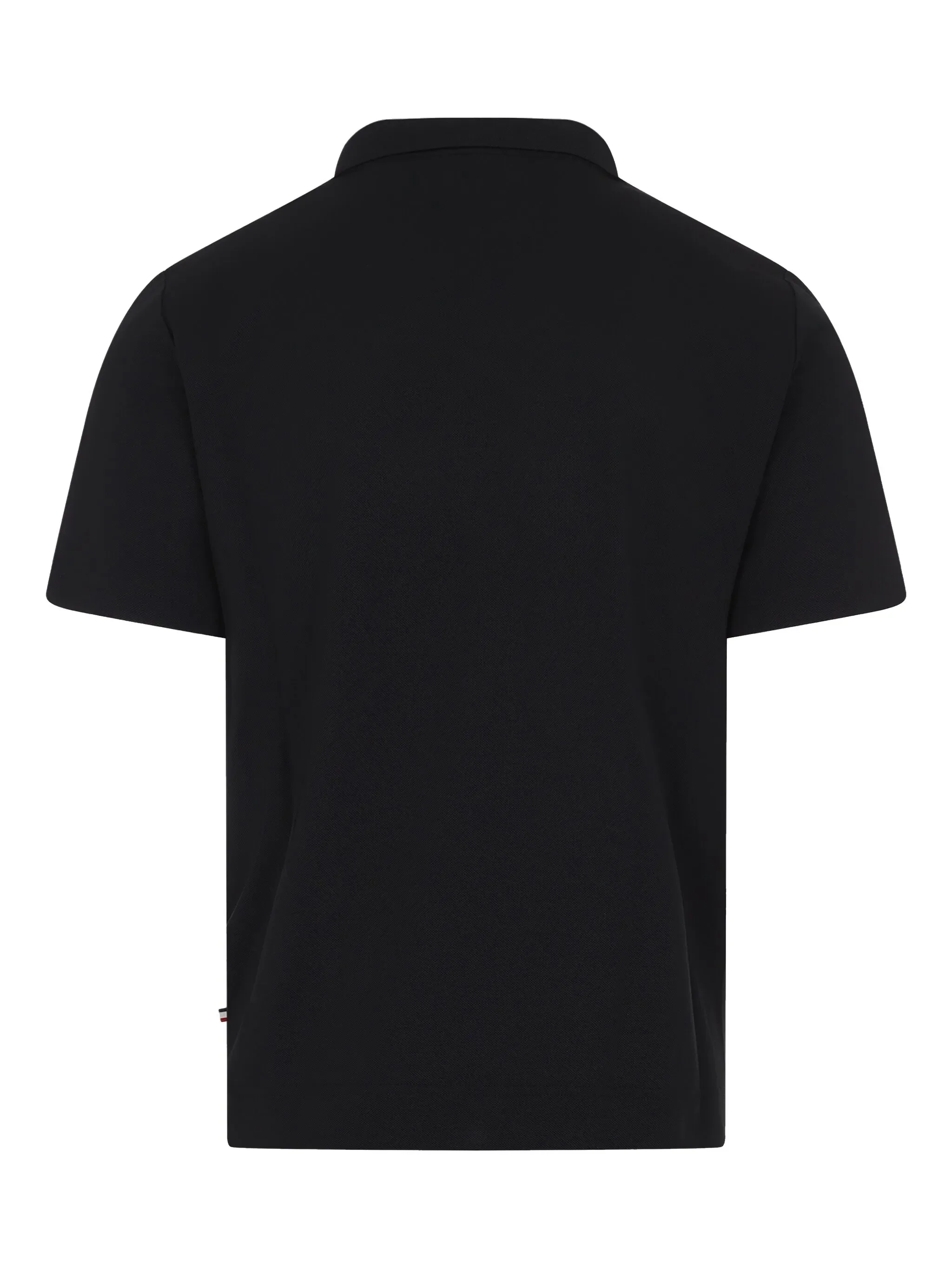 logo-patch polo shirt