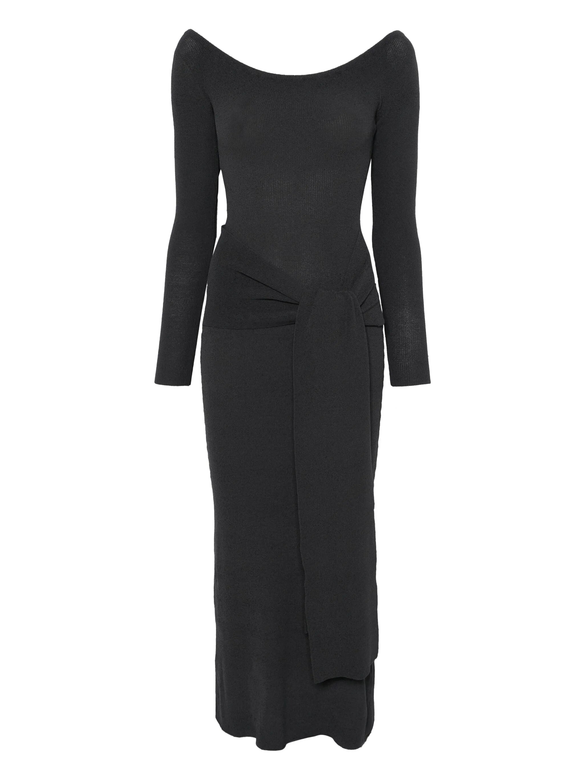 knitted maxi dress