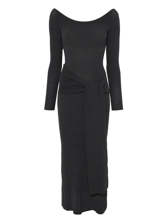knitted maxi dress