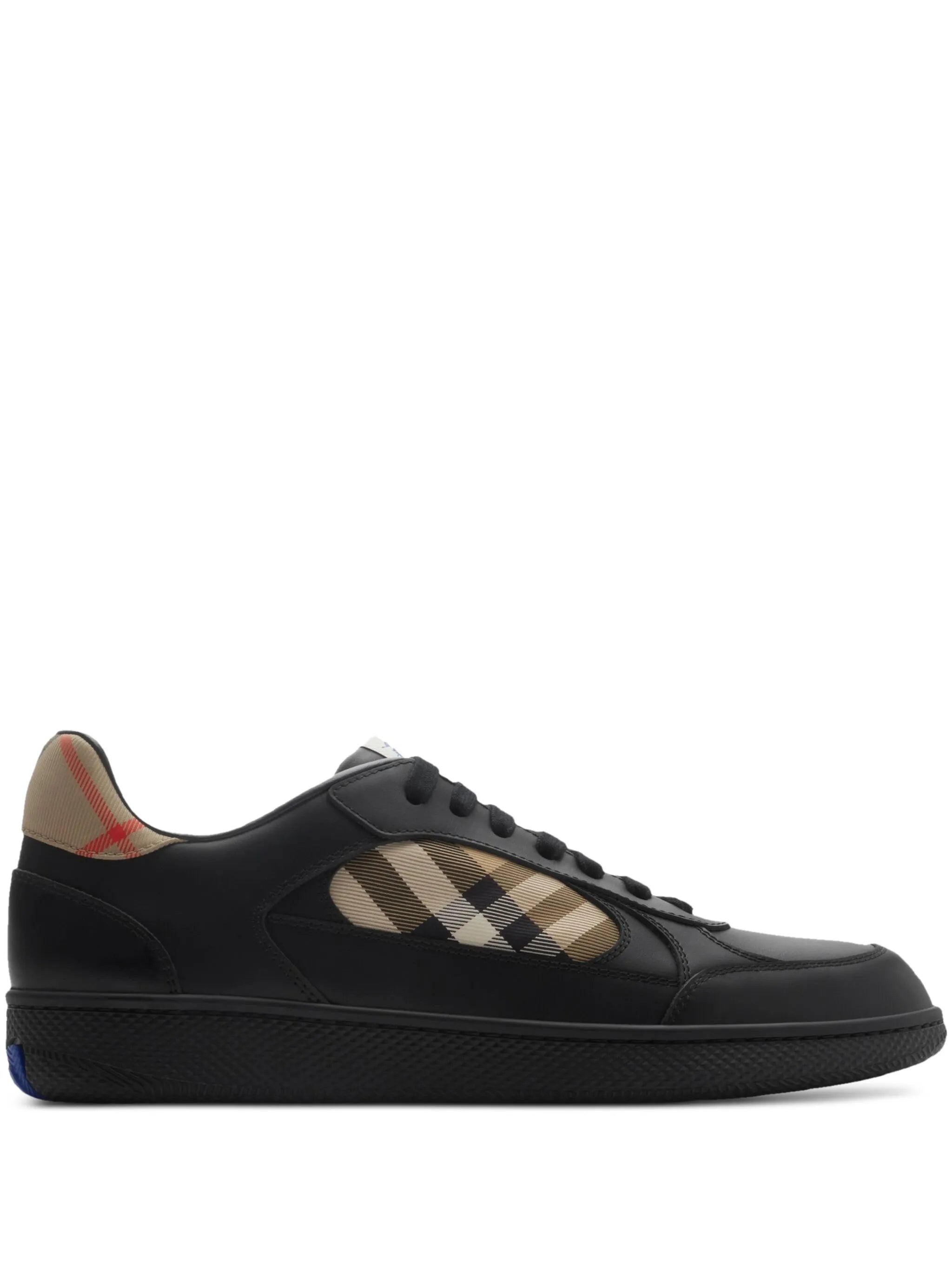 Terrace Check leather sneakers
