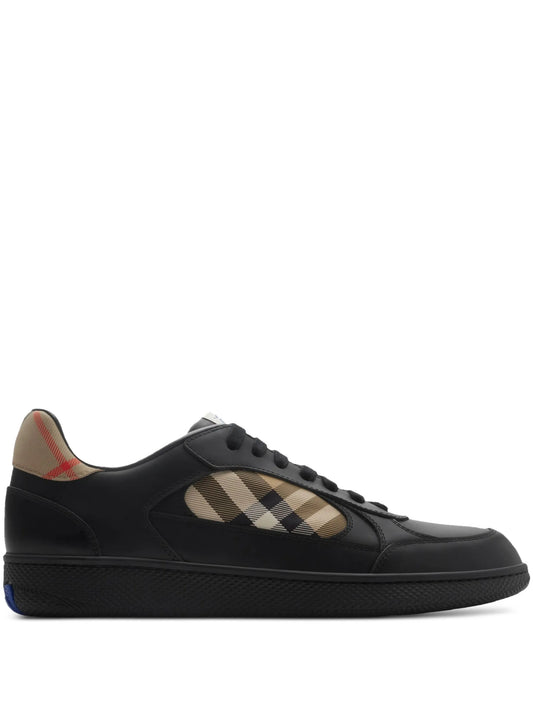Terrace Check leather sneakers