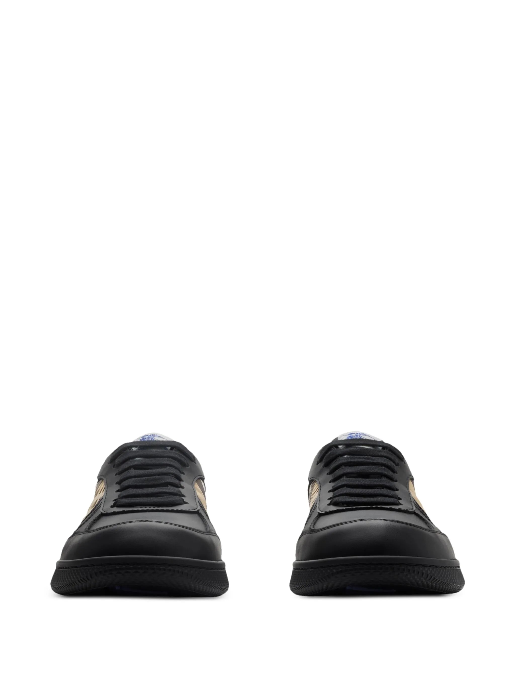 Terrace Check leather sneakers