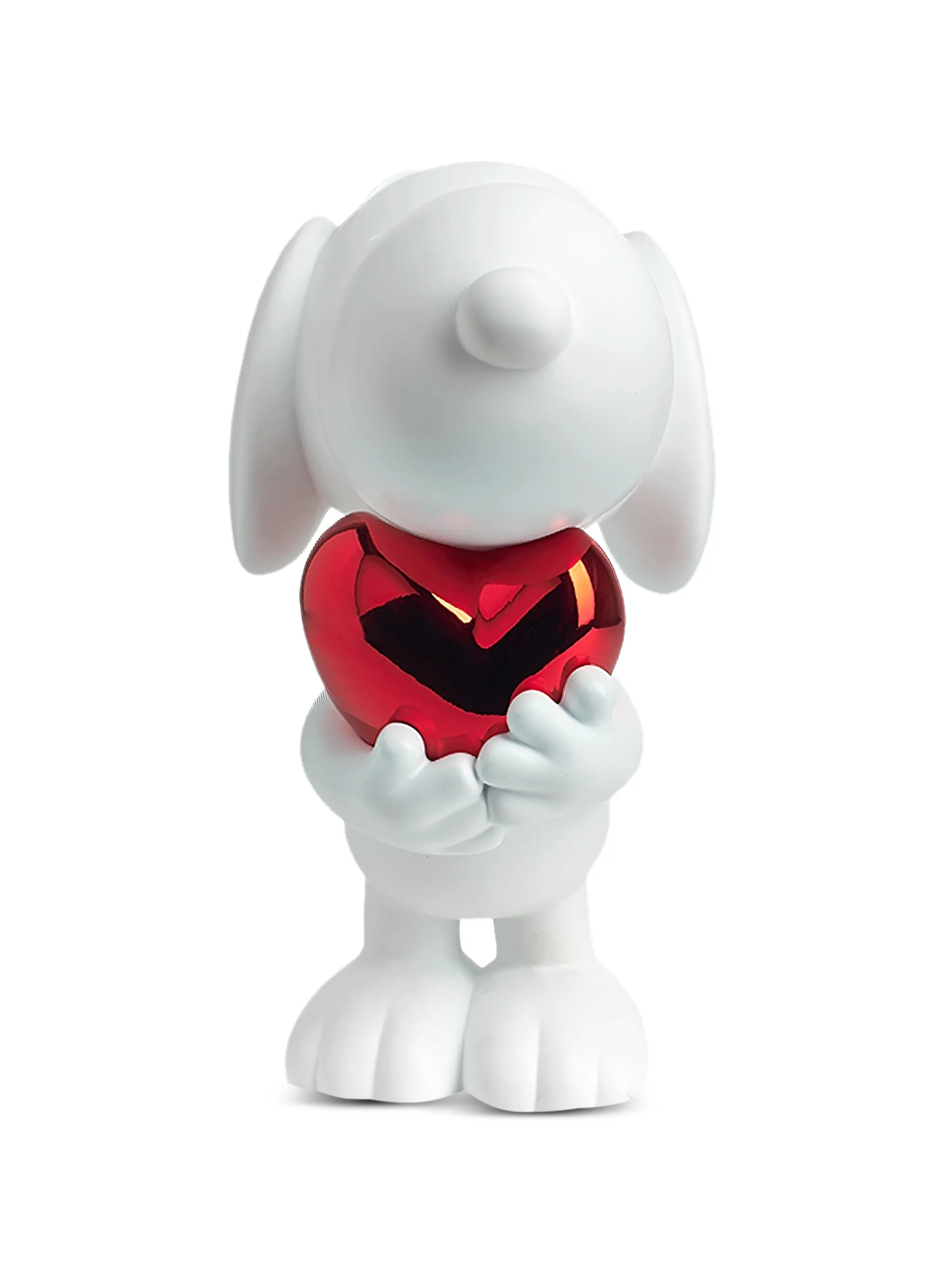 small Snoopy heart sculpture