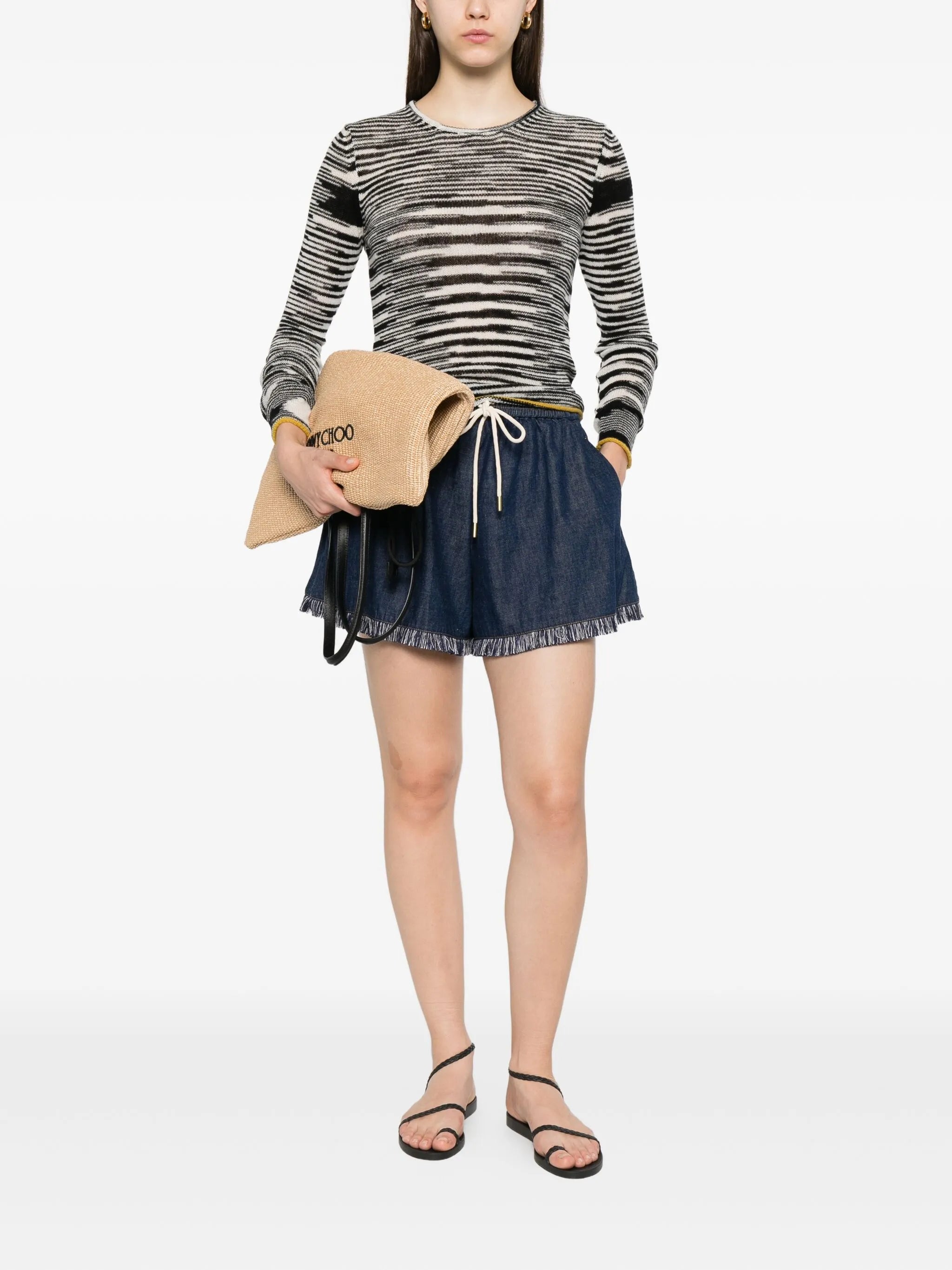 striped T-shirt