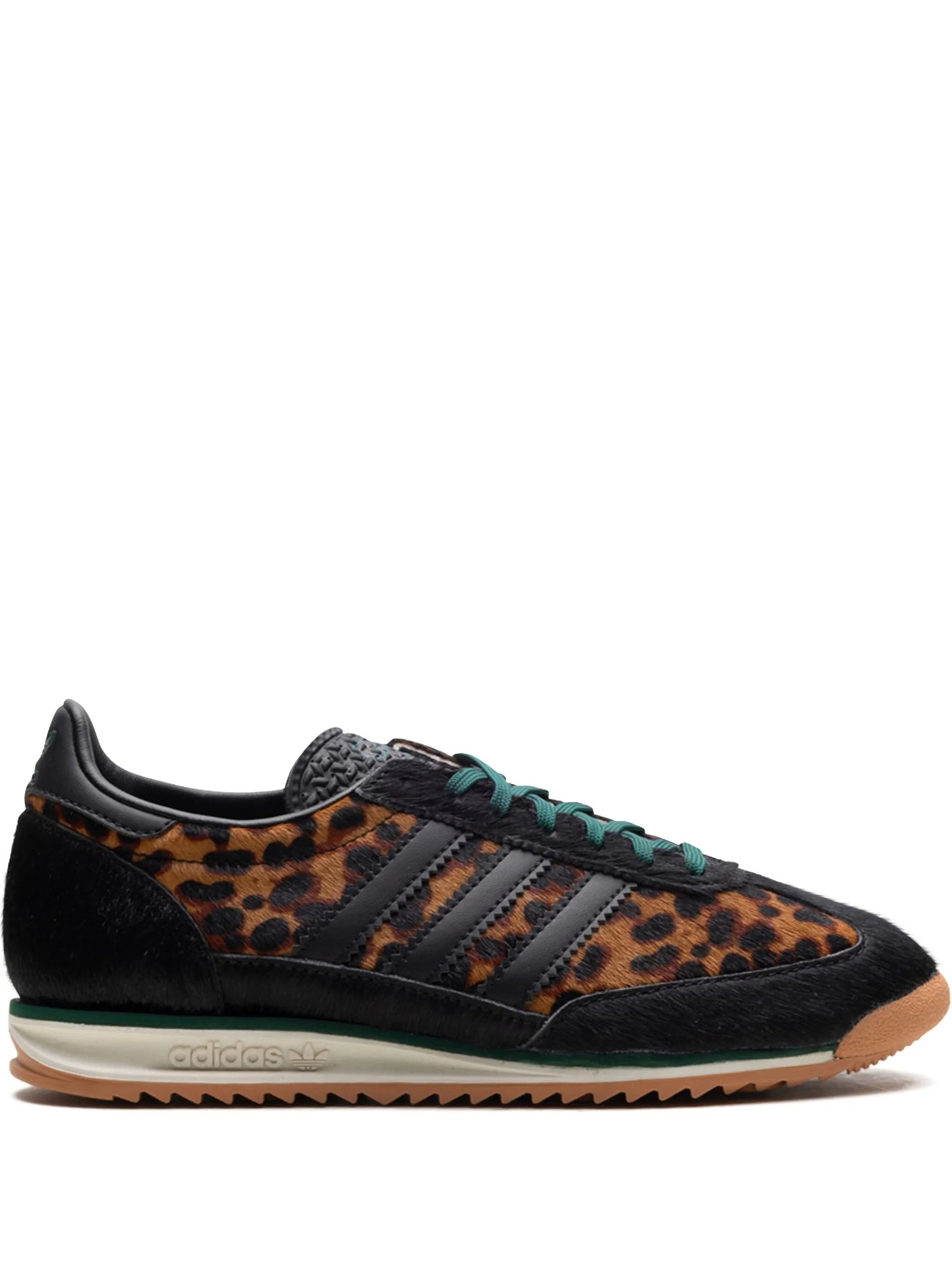 SL 72 "Leopard Print Collegiate Green" sneakers