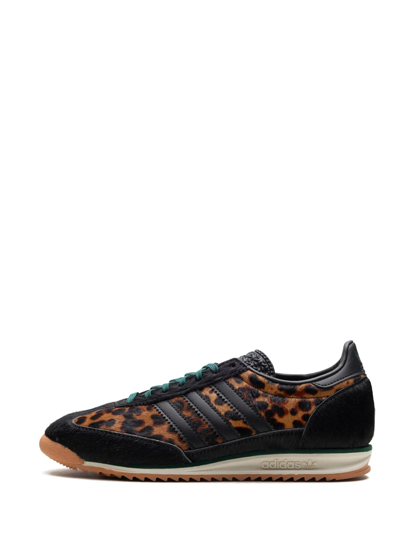 SL 72 "Leopard Print Collegiate Green" sneakers