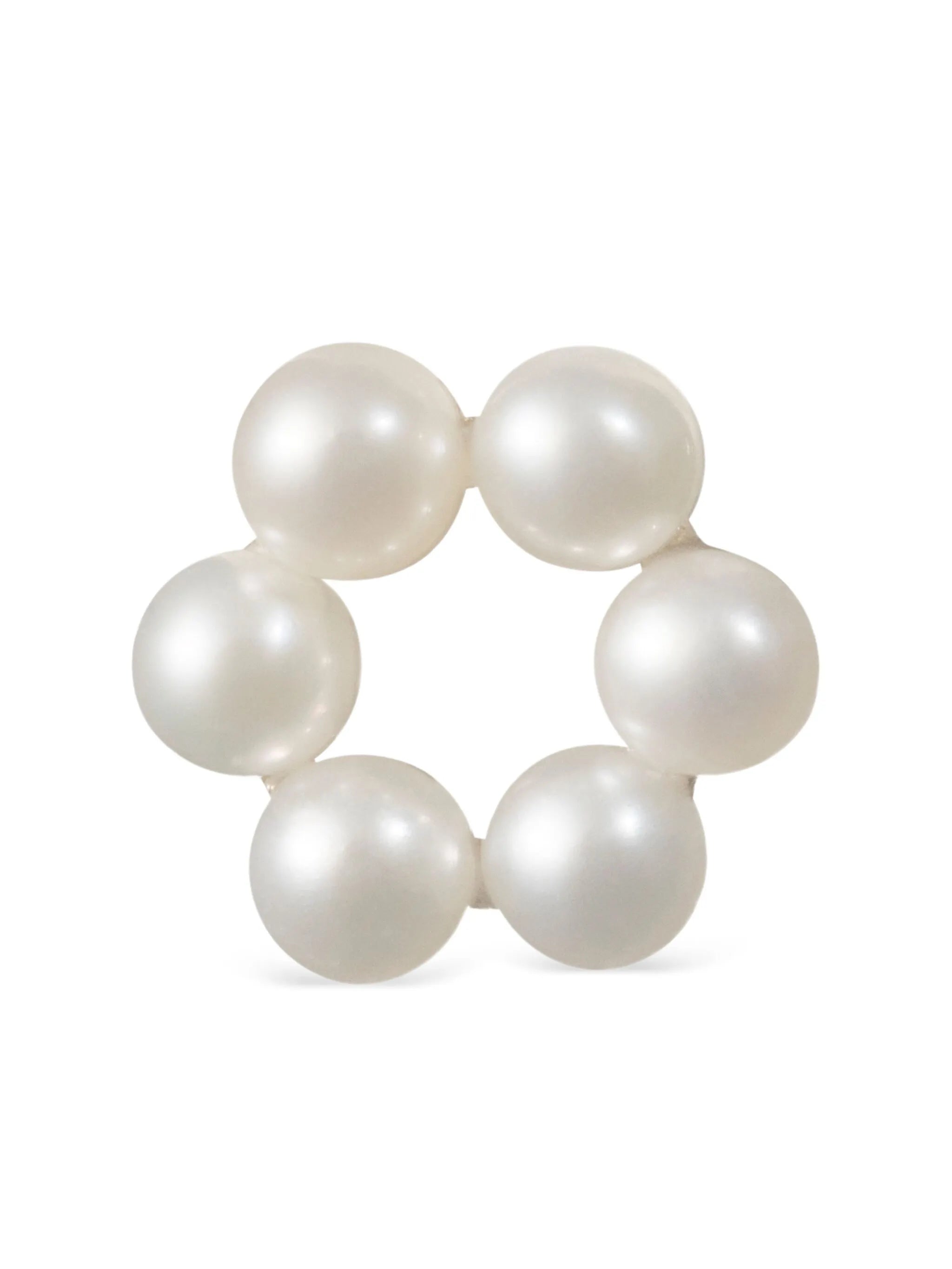 Single item, 14CT yellow gold Petite Luna pearls earring