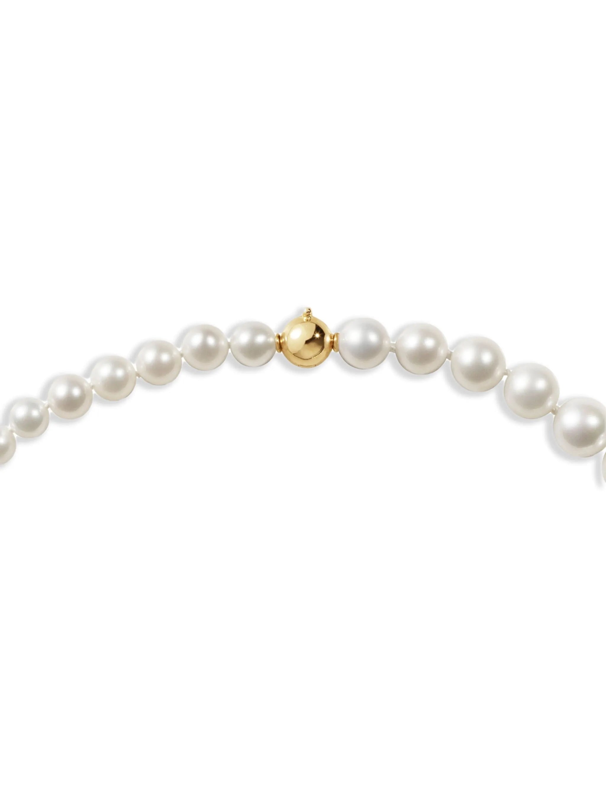 14CT yellow gold Peggy Moon pearl necklace