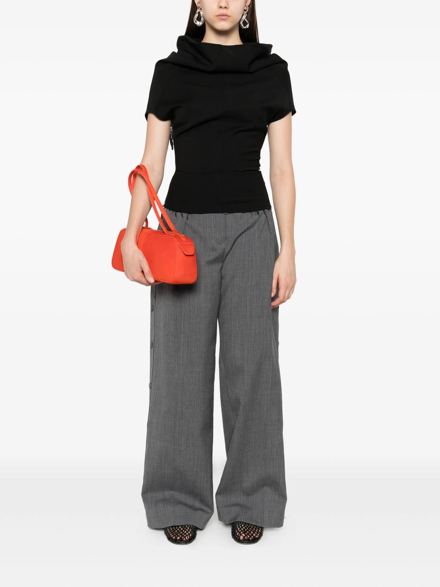buttoned trousers
