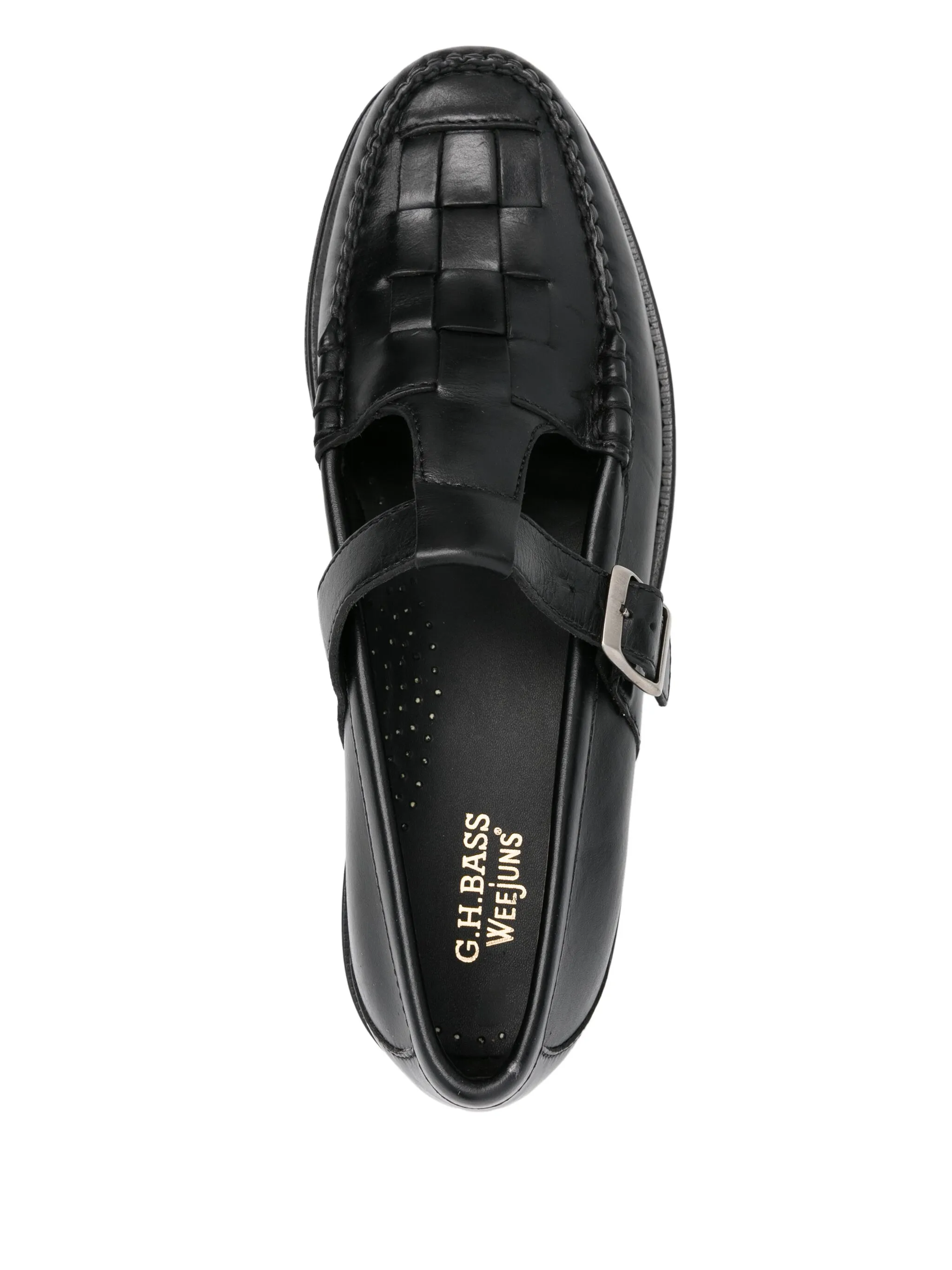 Weejuns Fisherman sandals in black leather