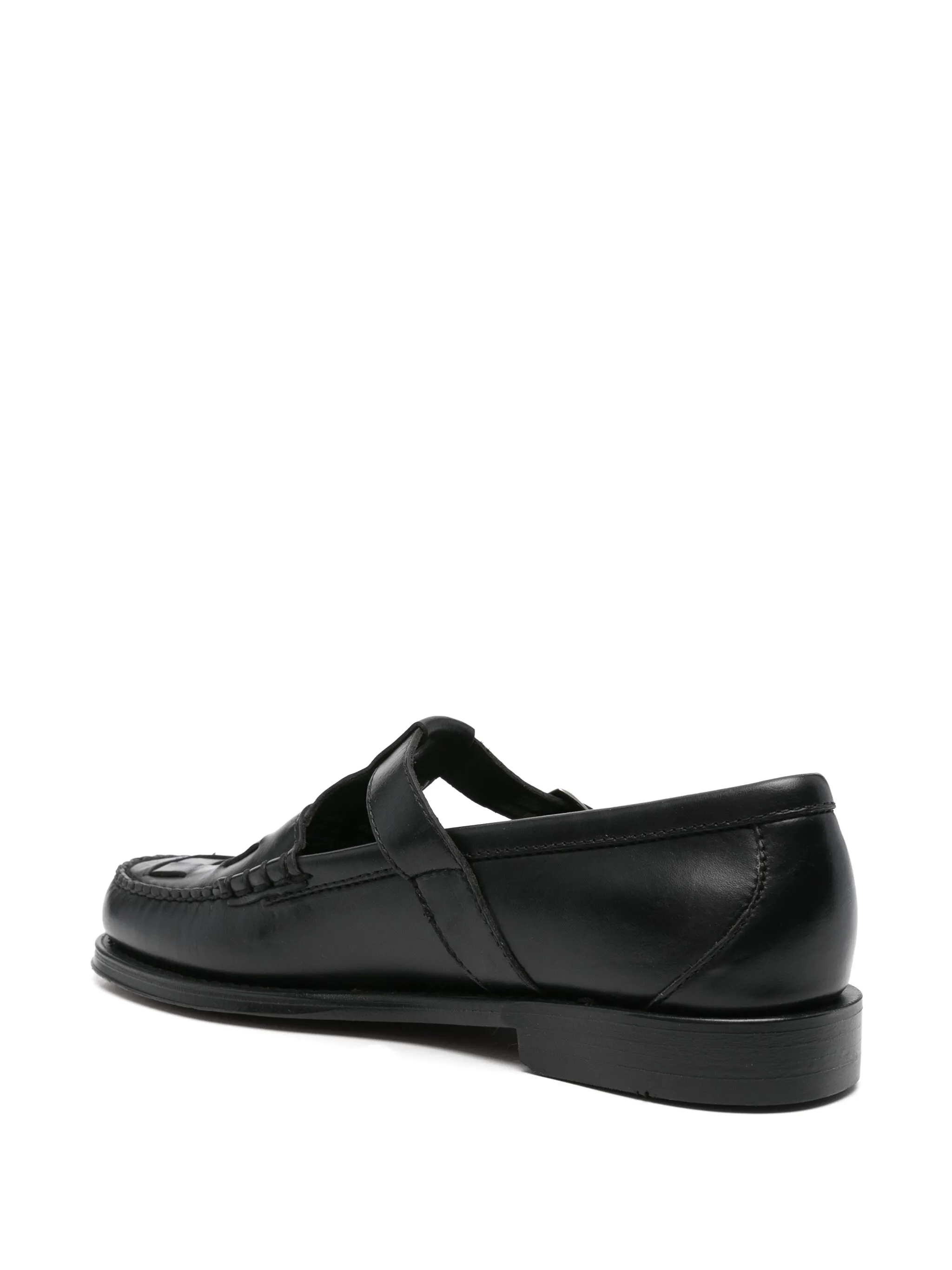 Weejuns Fisherman sandals in black leather