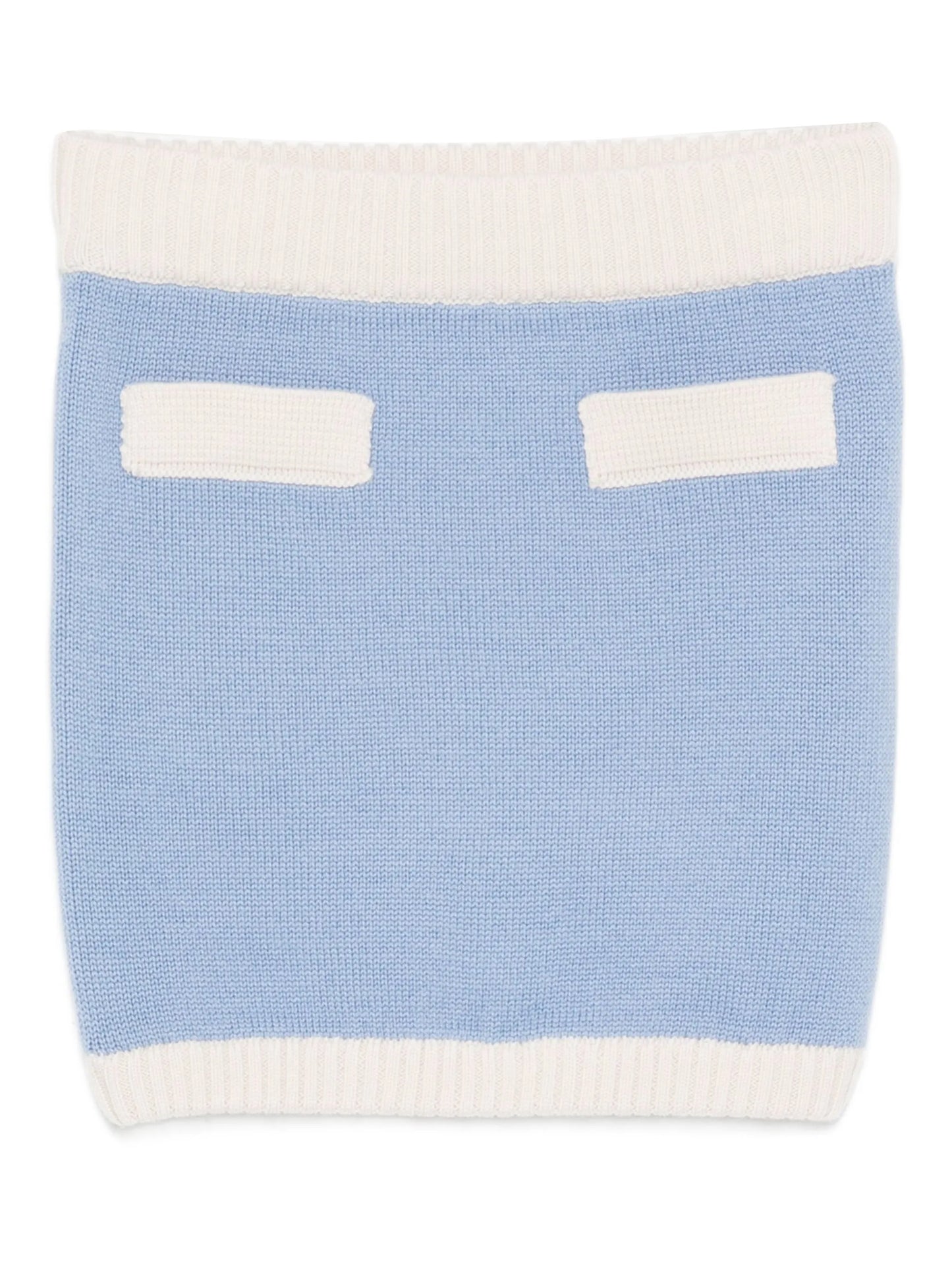 knitted straight skirt