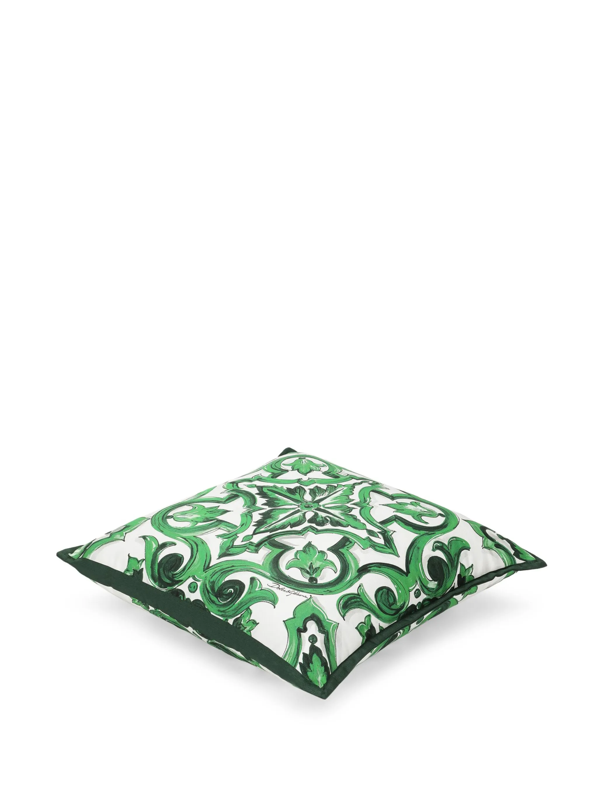majolica print cushion