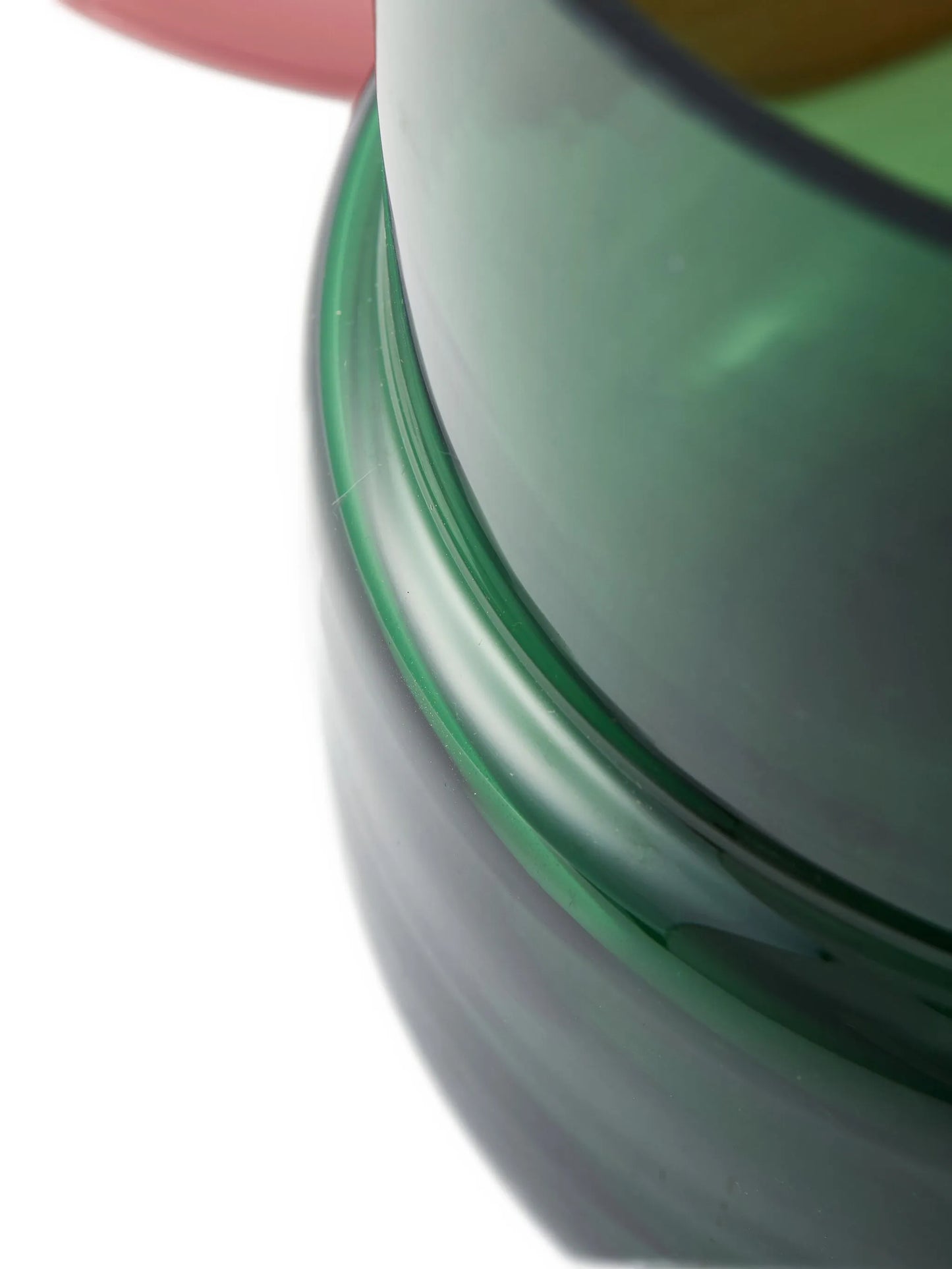 stacked glass vase