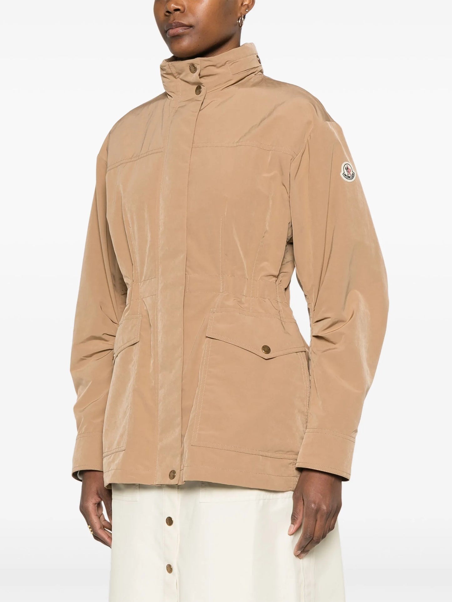 Nades drawstring-waist parka