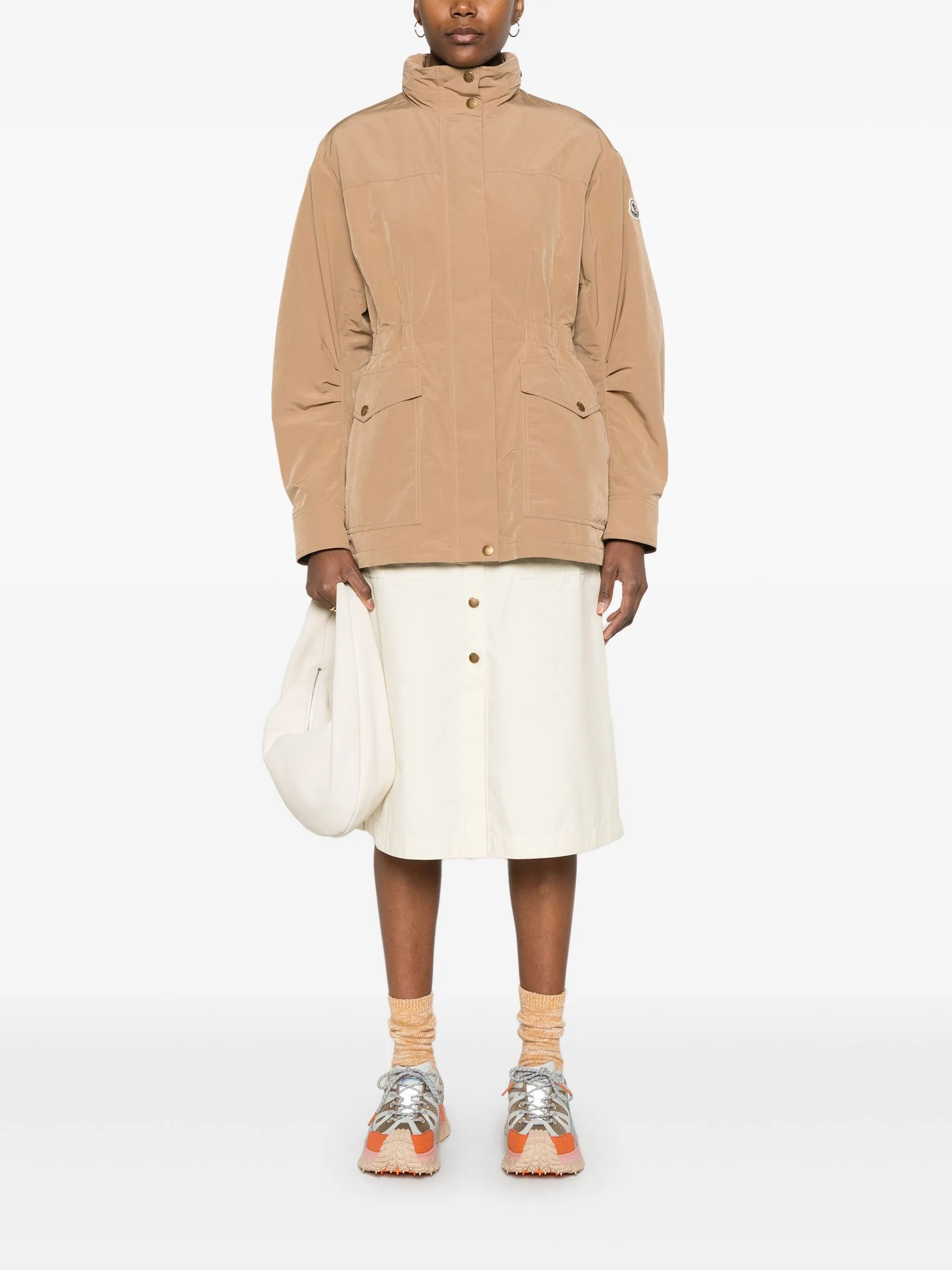 Nades drawstring-waist parka