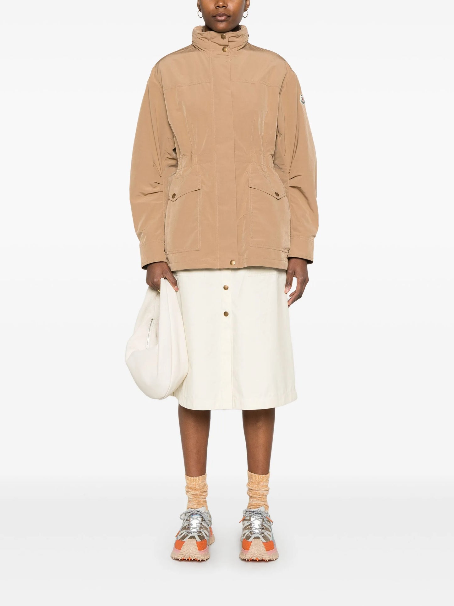 Nades drawstring-waist parka
